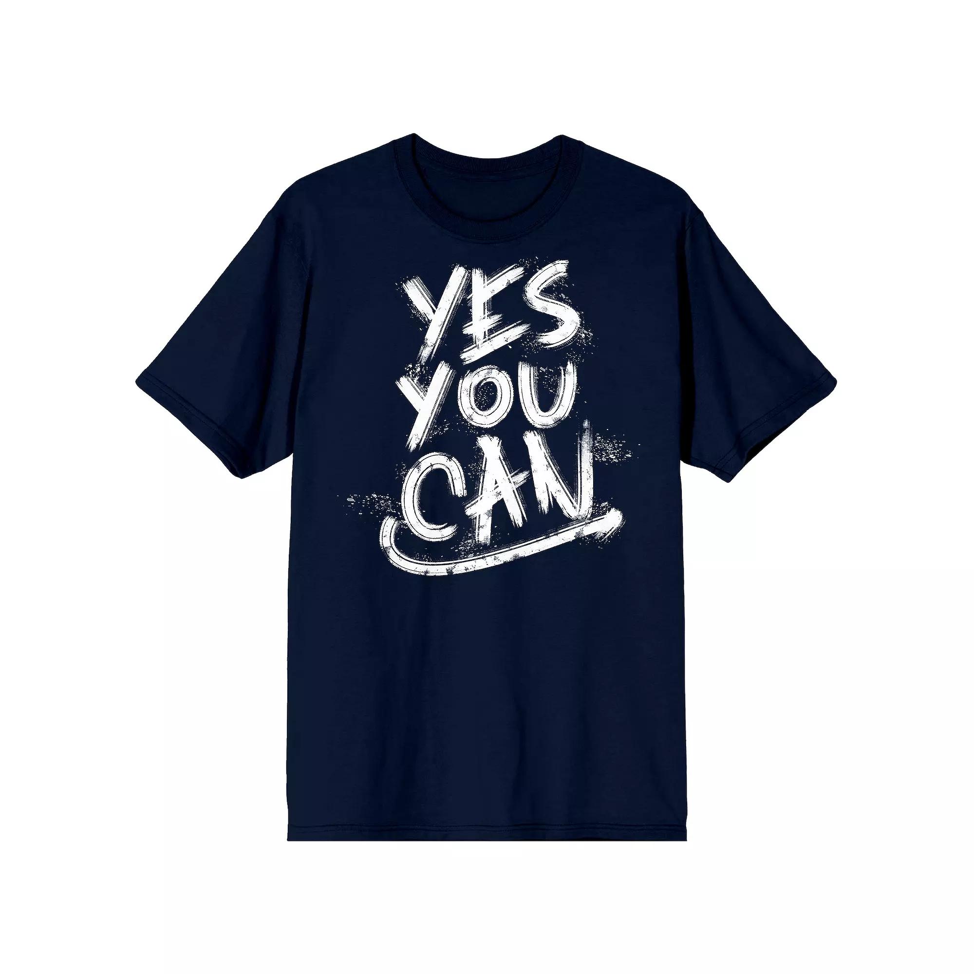 Men's Gym Culture Yes You Can Tee,  Product Image
