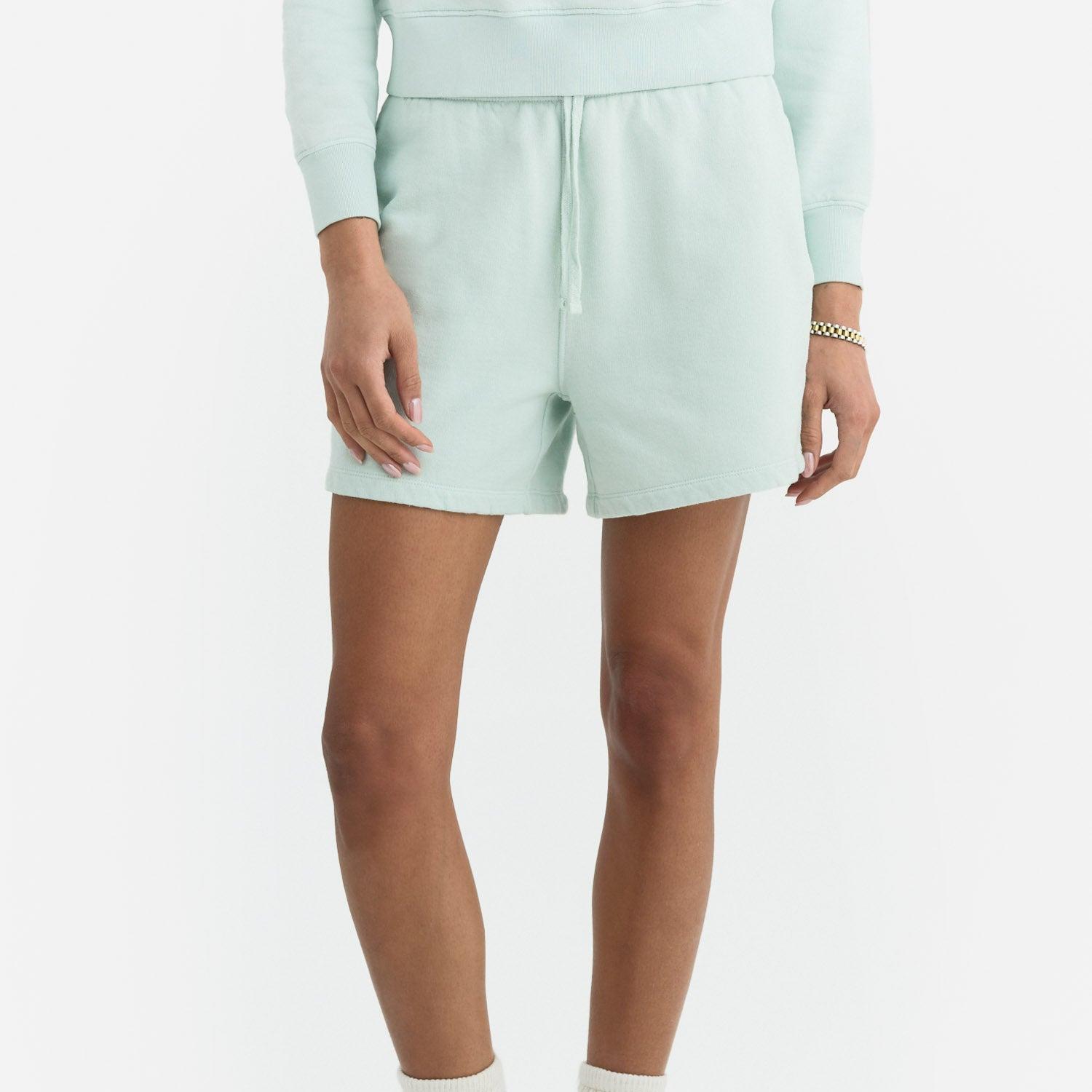 Organic Fleece Shrunken Crew Neck Sweatshirt Female Product Image