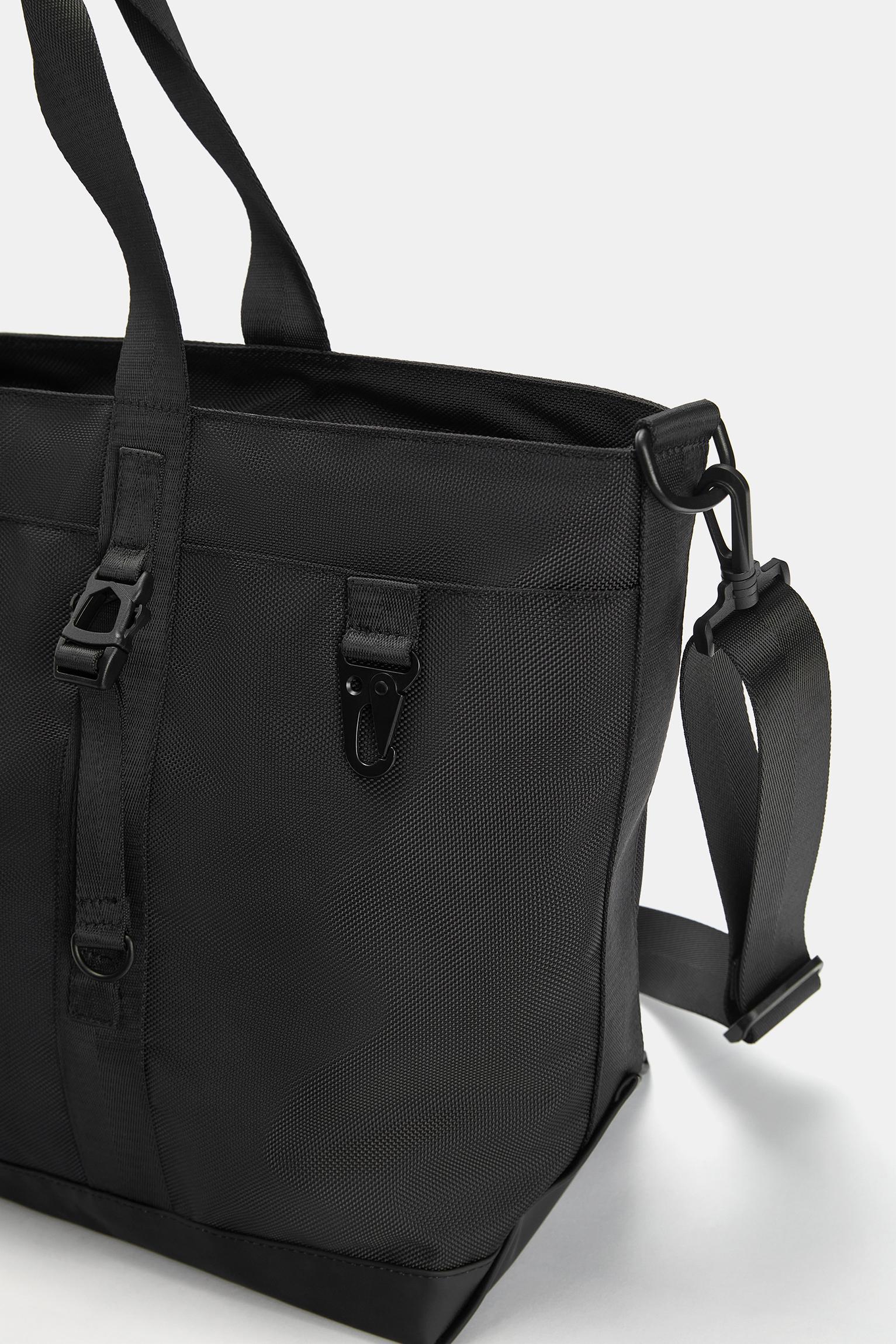 Nylon-effect shopper bag Product Image