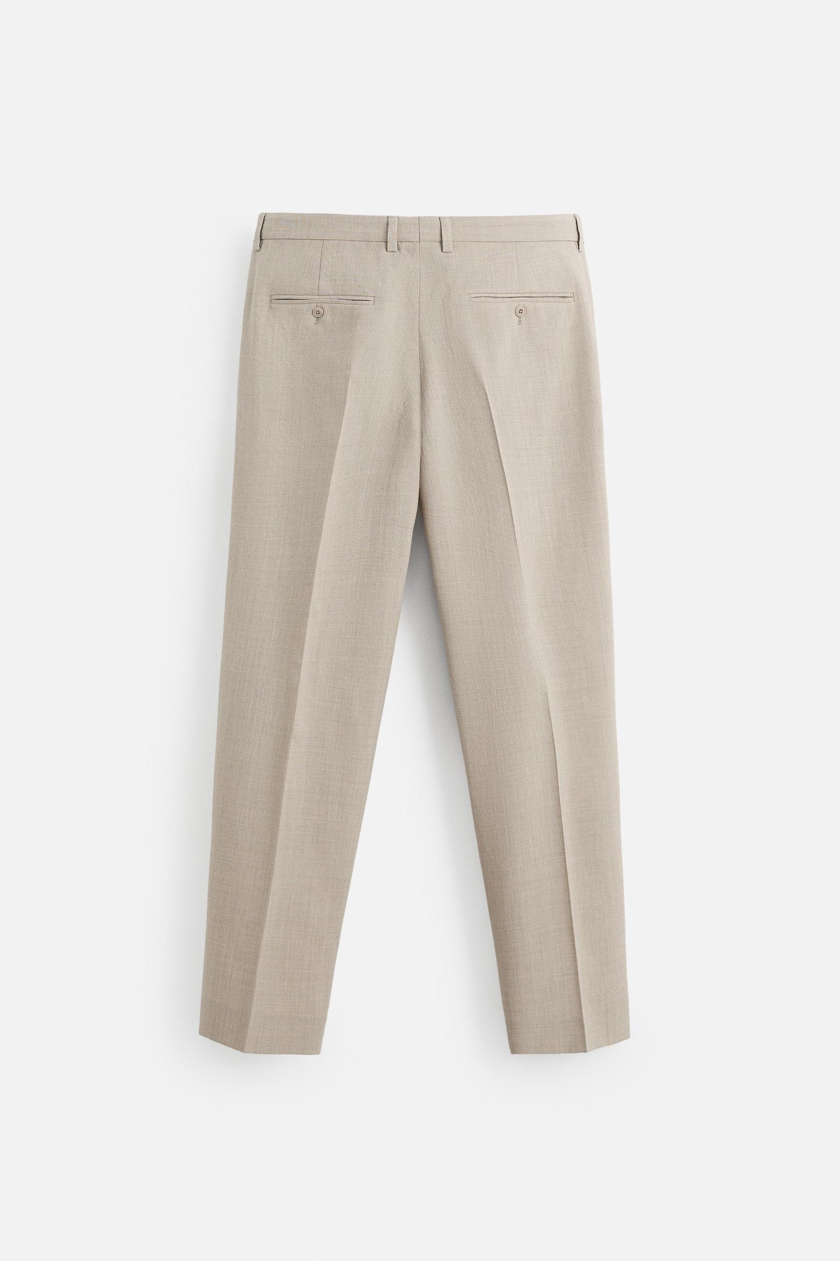 100% WOOL SUIT PANTS Product Image