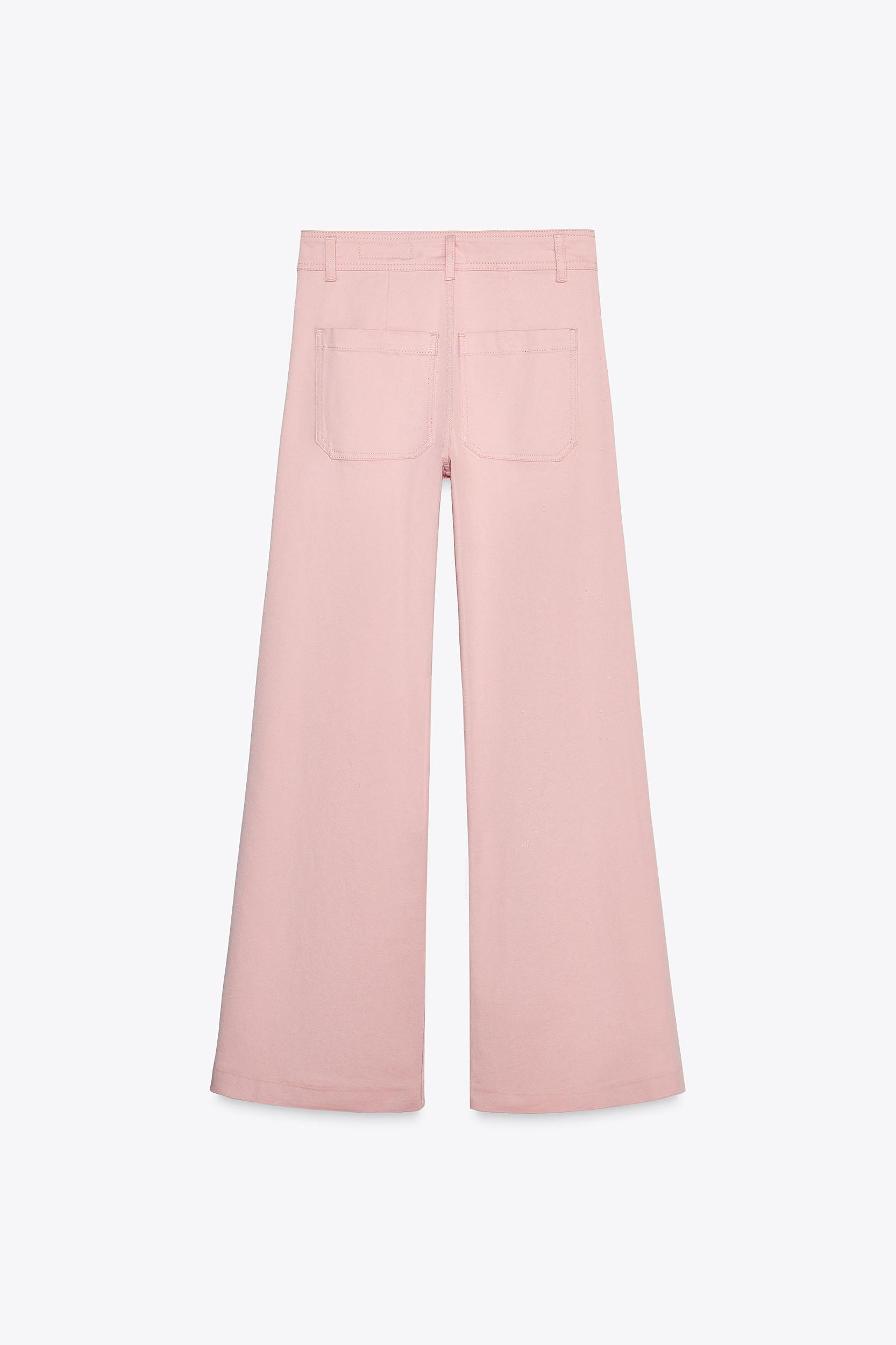 FULL LENGTH ZW COLLECTION STRAIGHT LEG JEANS WITH A HIGH WAIST Product Image