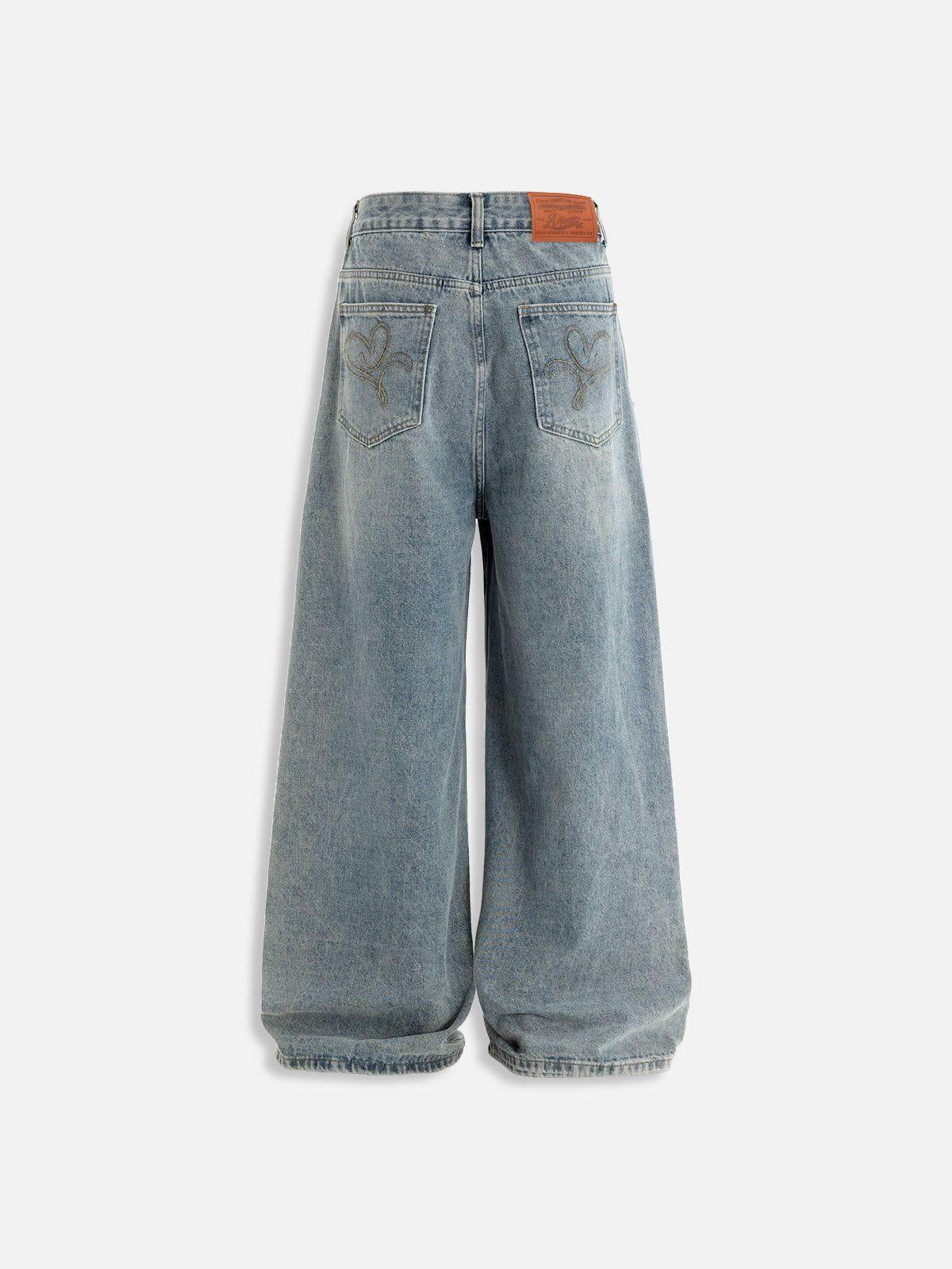 Aelfric Eden Baggy Fringe Jeans Product Image