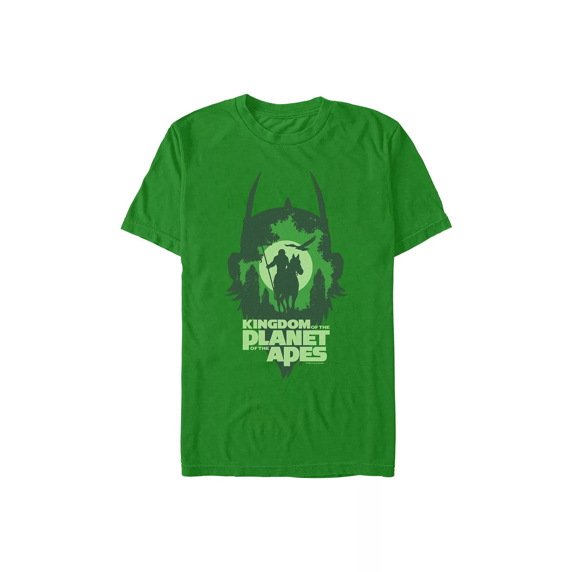 Men's Kingdom Of The Planet Of The Apes Rider Silhouette Graphic Tee,  Product Image