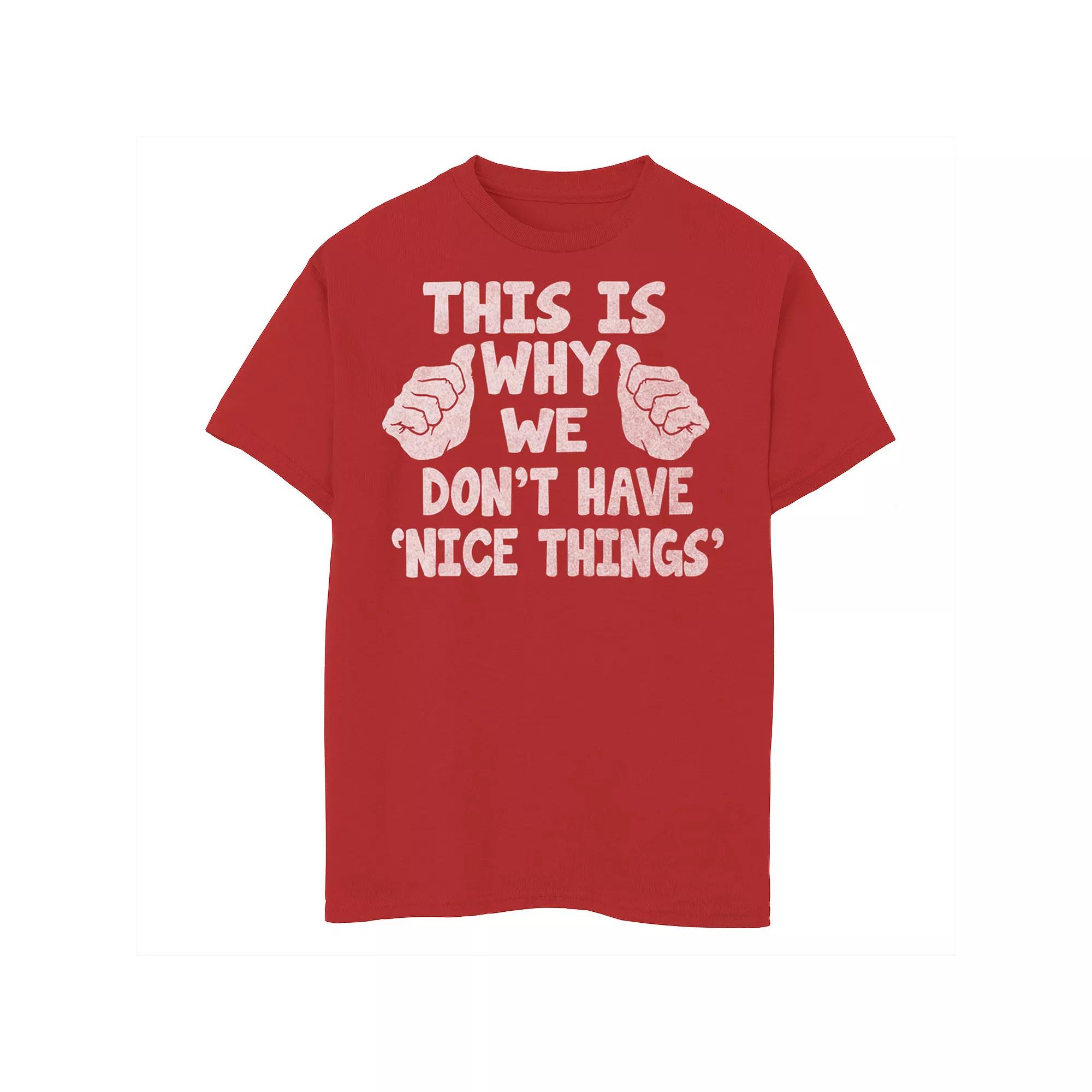 Boys 6-20 Why We Don't Have Nice Things Graphic Tee, Boy's,  Product Image