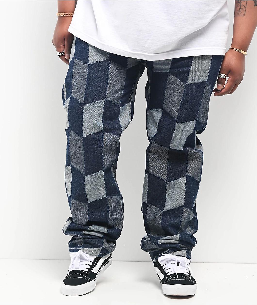 HUF Patchwork Denim Pants Product Image