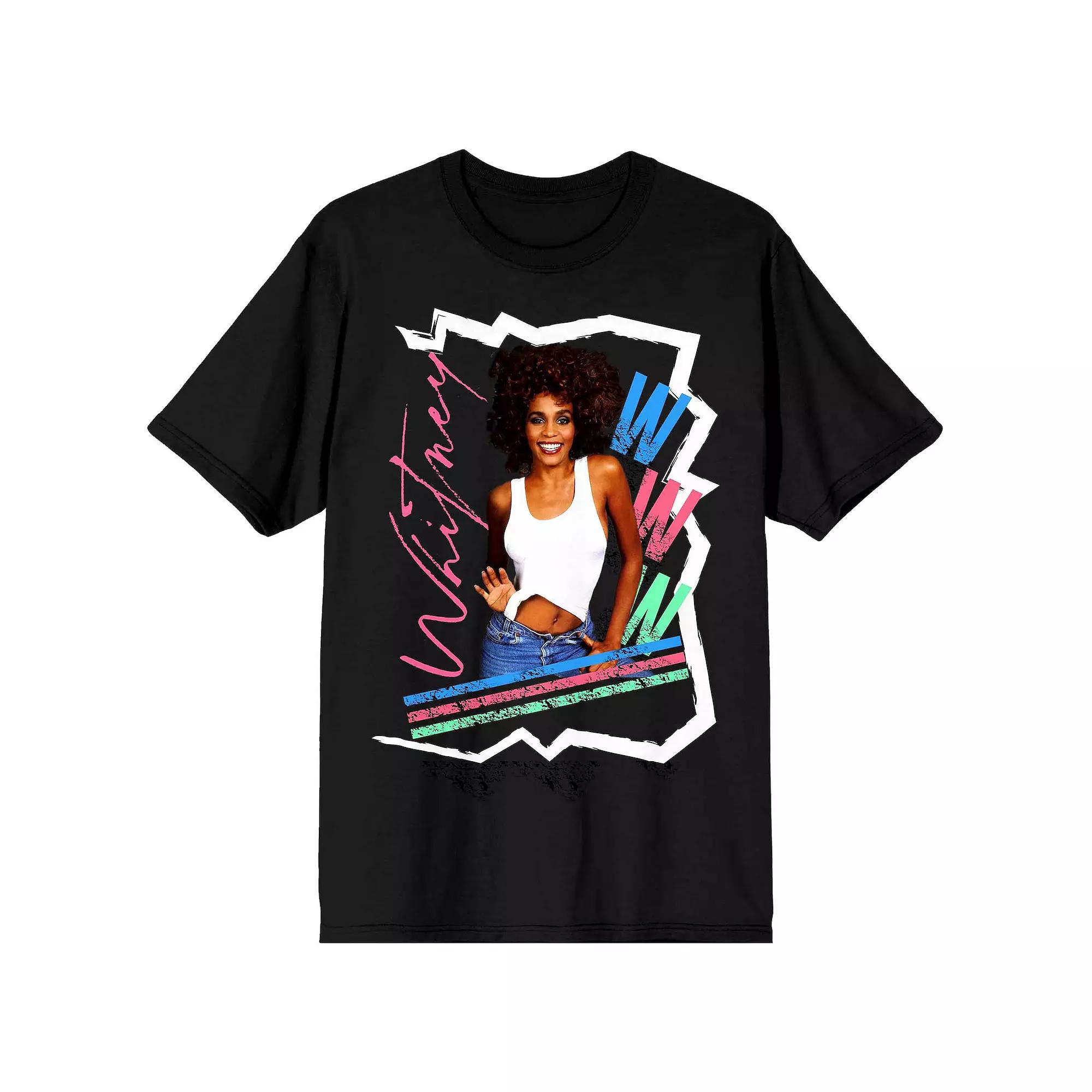 Men's Whitney Houston Tripe Tee,  Product Image