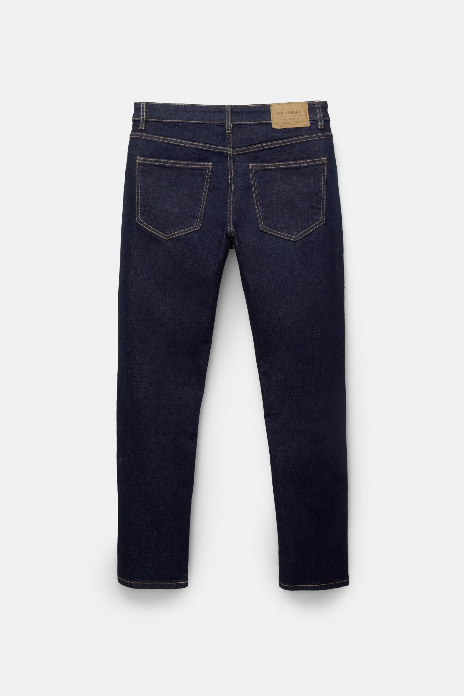 Slim fit jeans with seam details Product Image