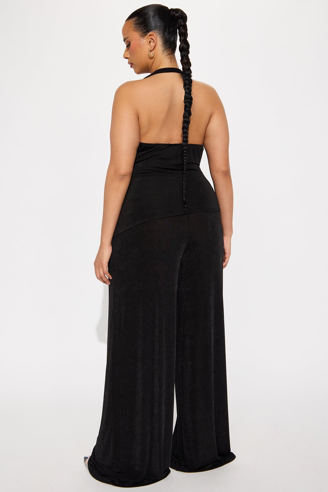 Modern Style Pant Set - Black Product Image