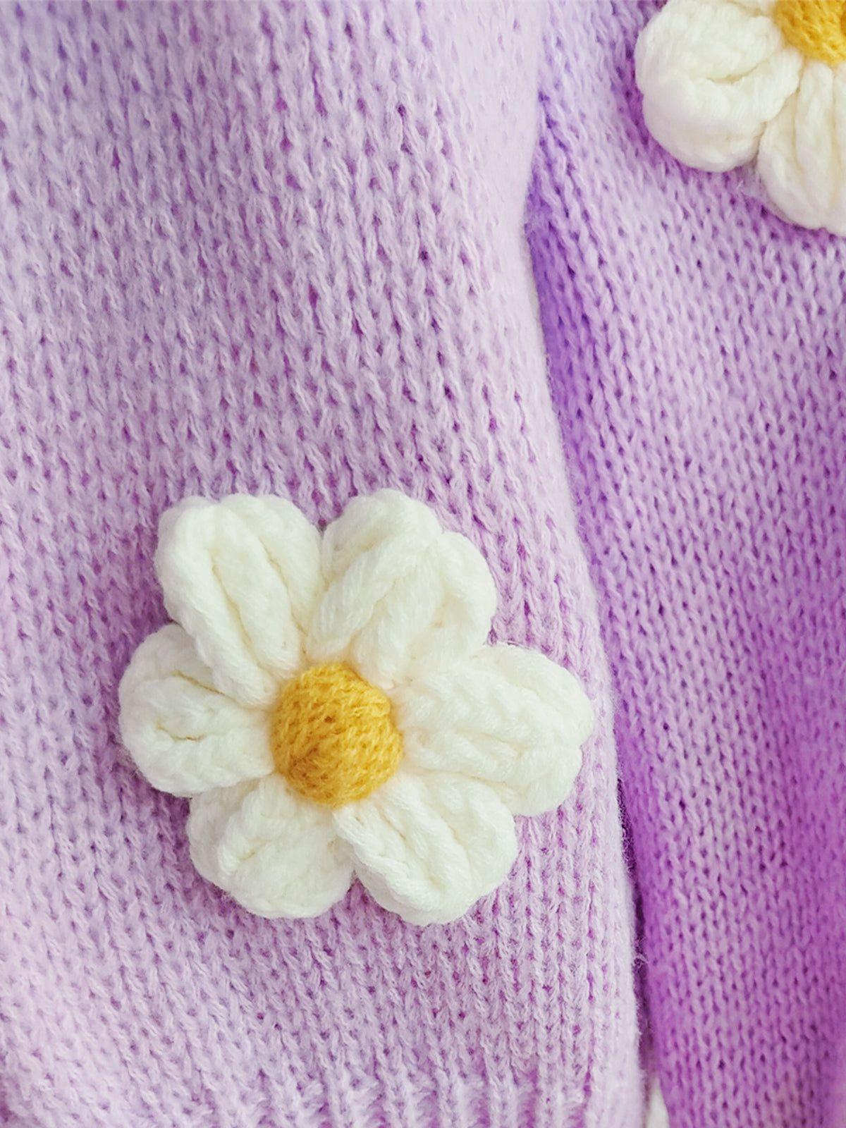 Aelfric Eden Crochet Flower Cardigan Female Product Image