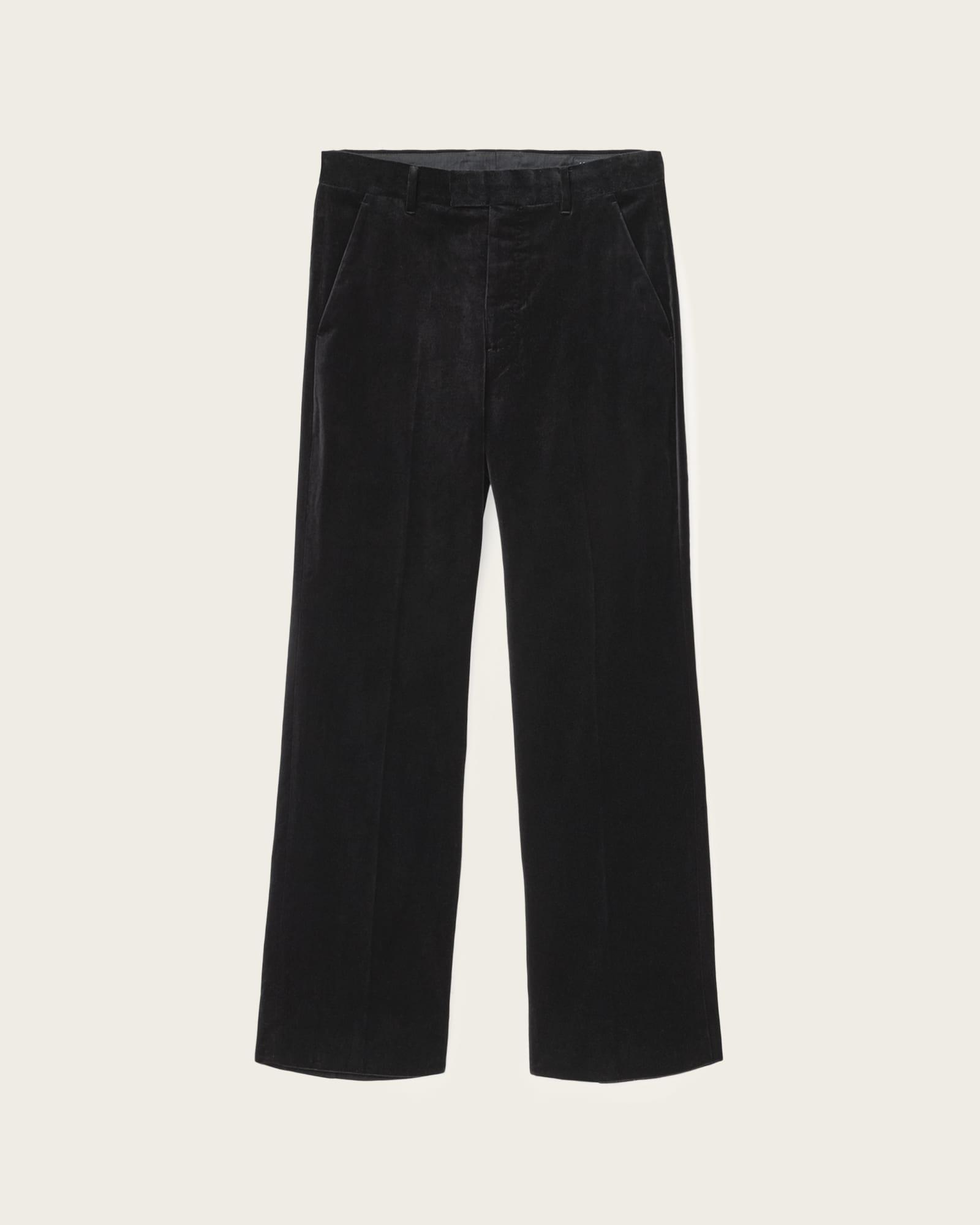 Saga Straight Fit Pants Black | ALLSAINTS US Product Image