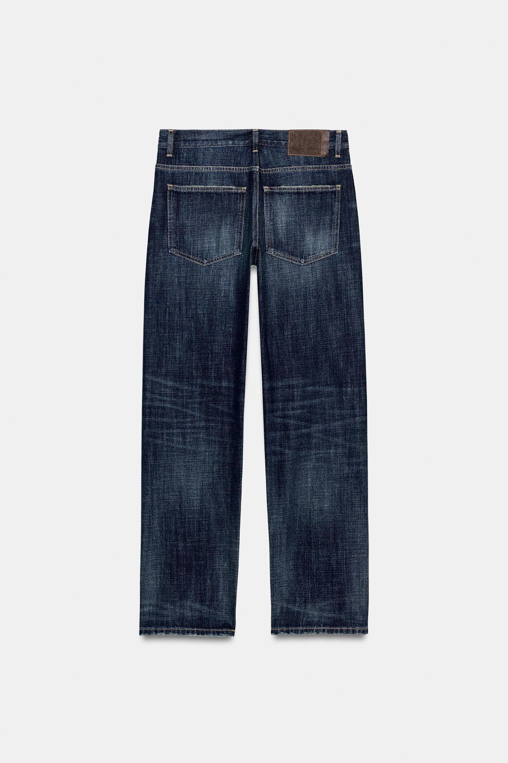 TRF LOW WAIST BAGGY TAPERED JEANS Product Image