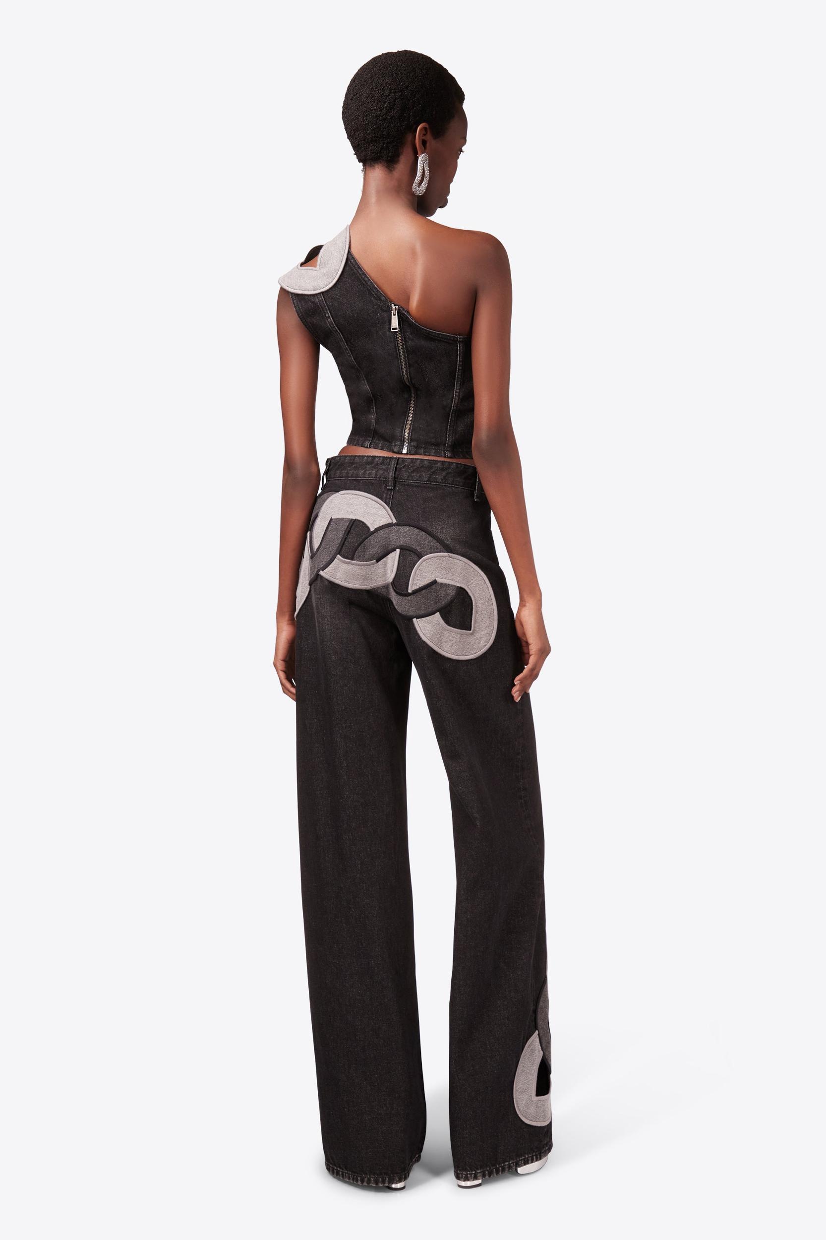 Chain Cutout Off Shoulder Top Product Image