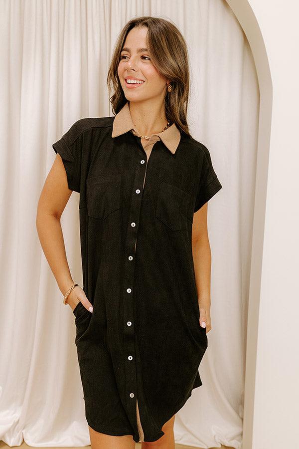 Tribeca Twilight Button Down Mini Dress Product Image