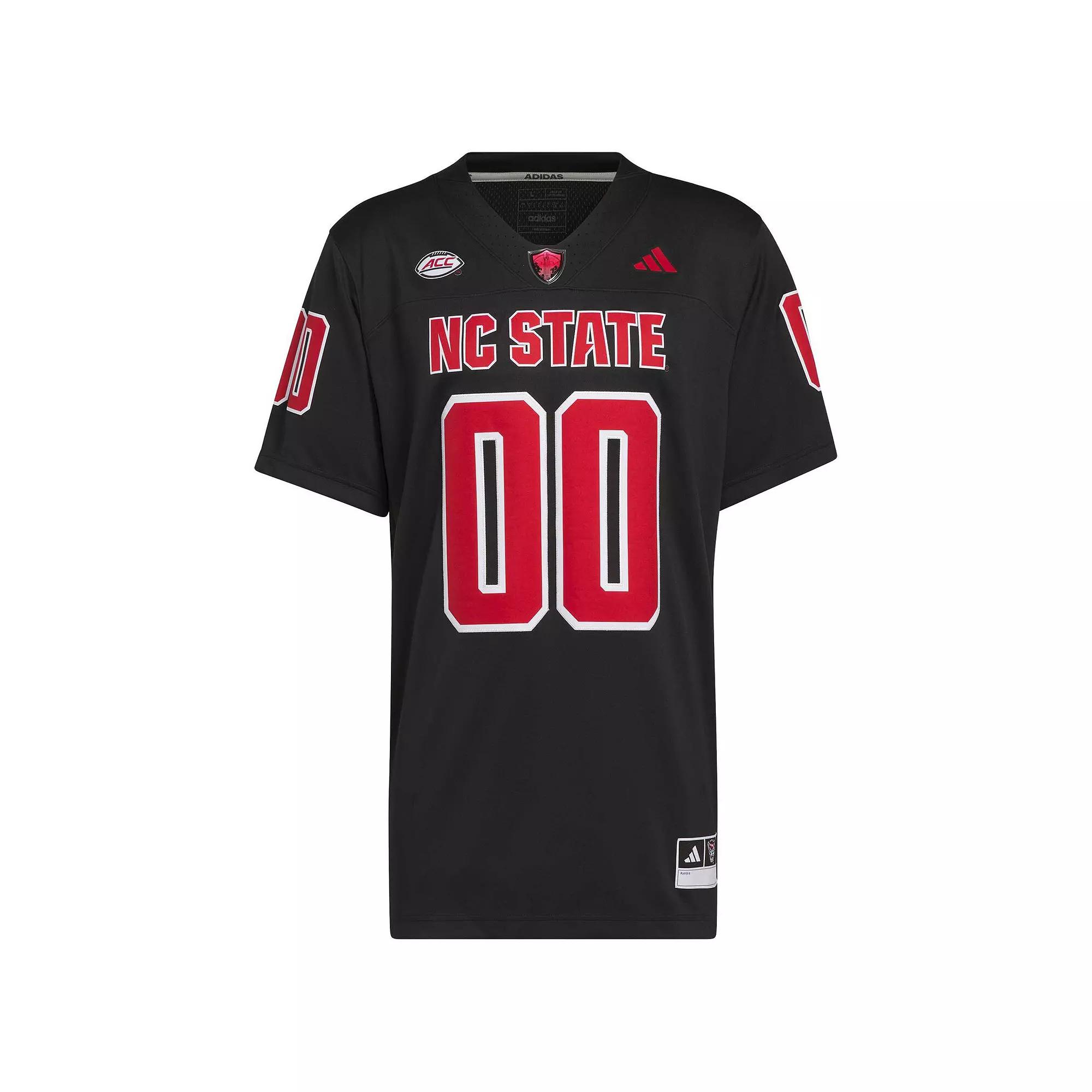 Men's adidas #00 Black NC State Wolfpack Premier Strategy Jersey,  Product Image