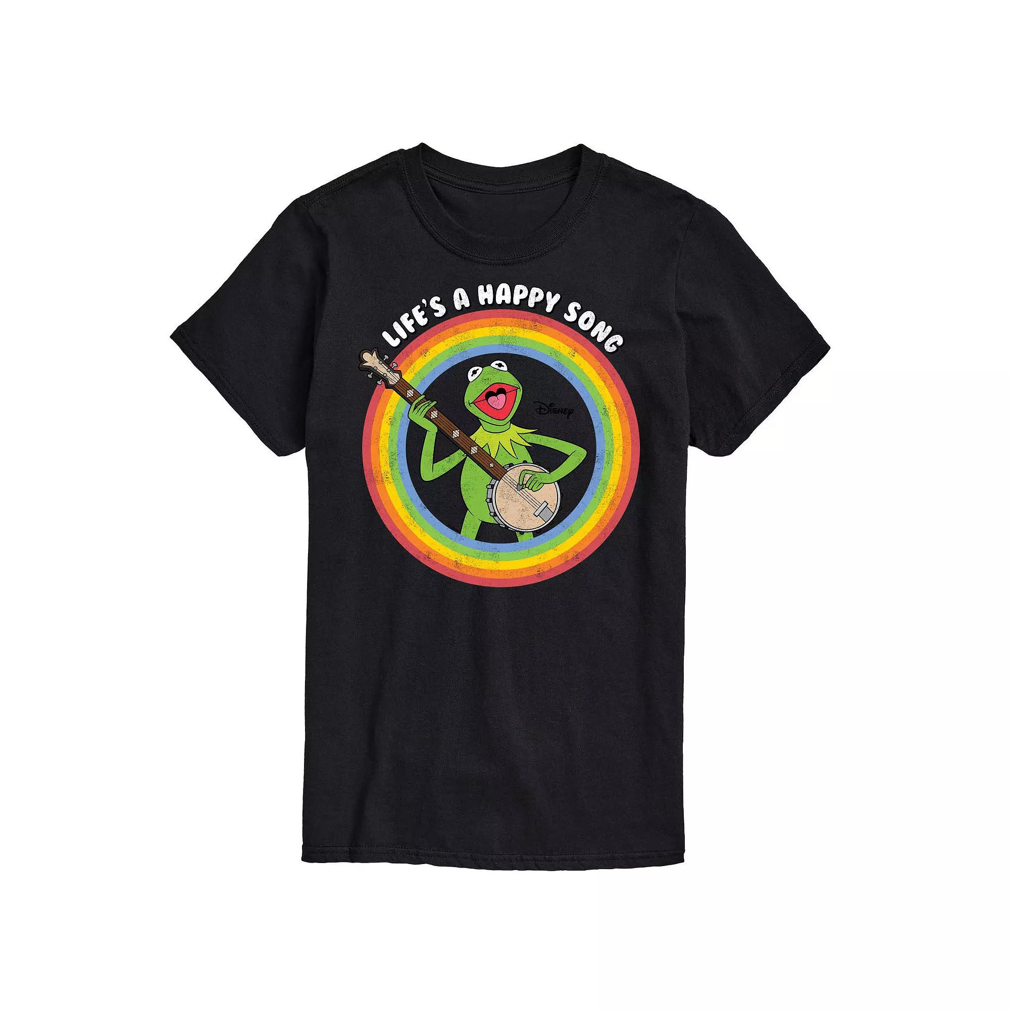 Disney's Men's The Muppets Lifes A Happy Song Tee,  Product Image
