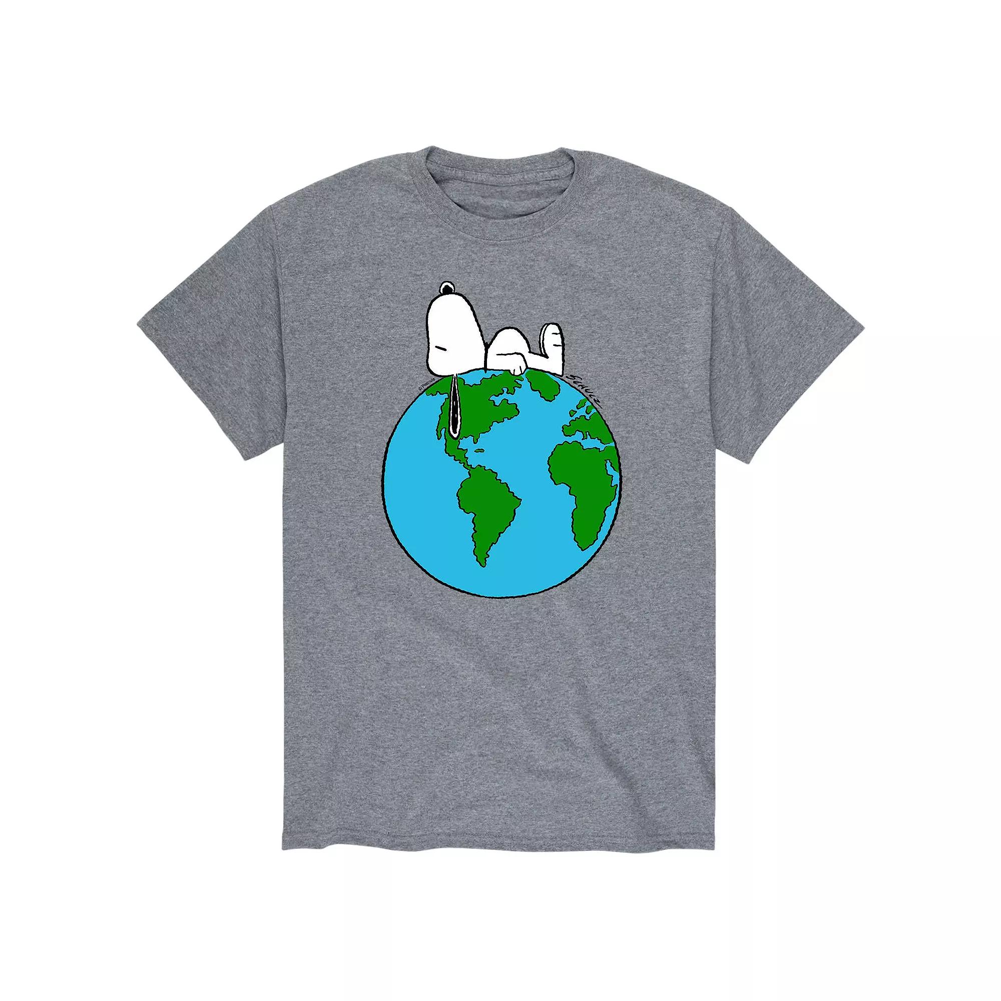 Men's Peanuts Top of The World Tee,  Product Image