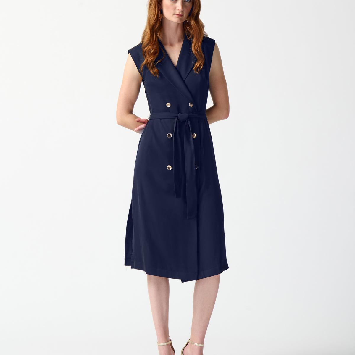 Woven Sleeveless Wrap Dress Product Image