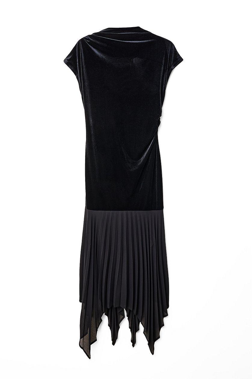 Pleated Skirt Midi Dress Product Image