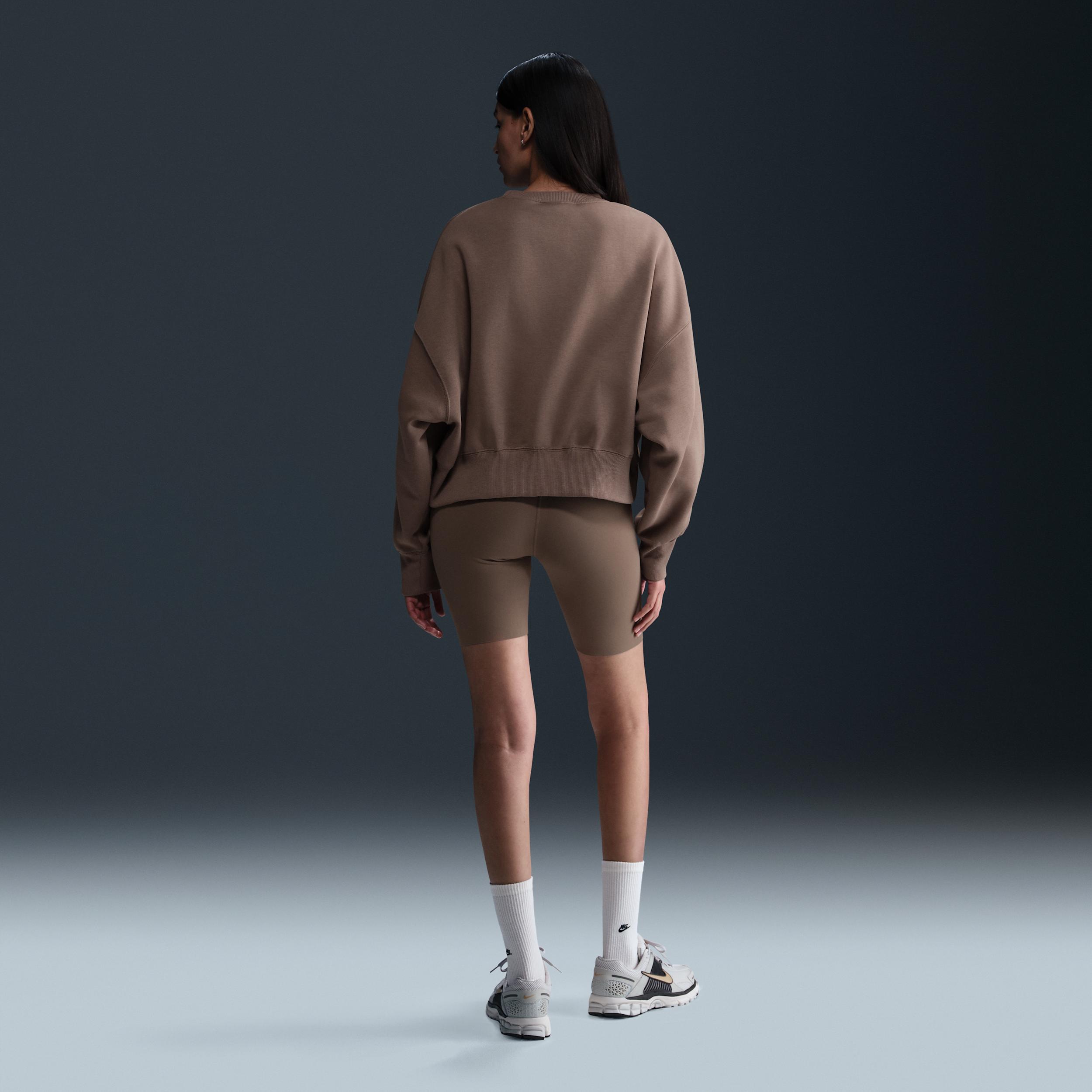 Womens Nike Sportswear Phoenix Fleece Over-Oversized Crew-Neck Sweatshirt | DQ5761-233 Product Image