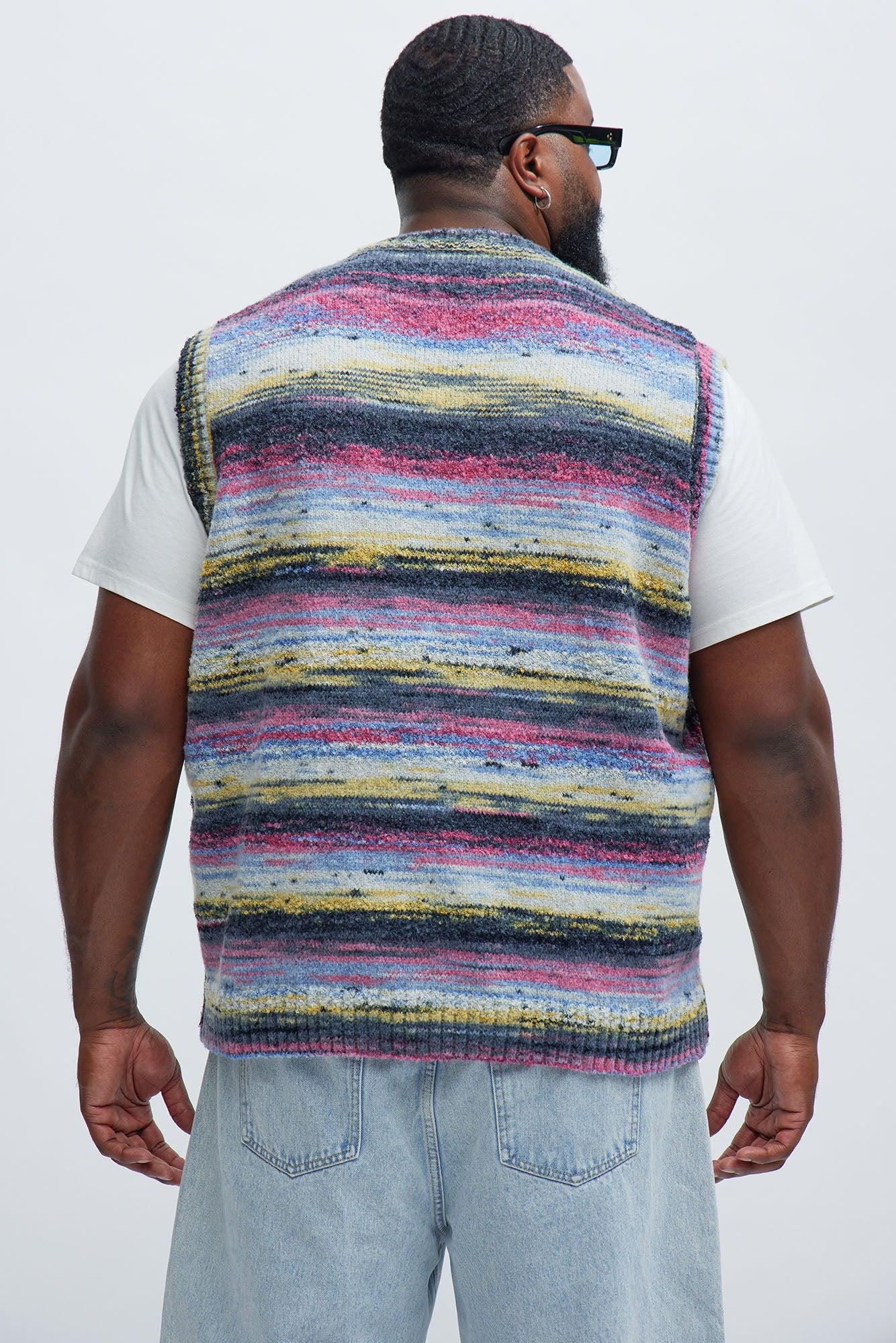Your Eta Textured Sweater Vest - Multi Color Product Image
