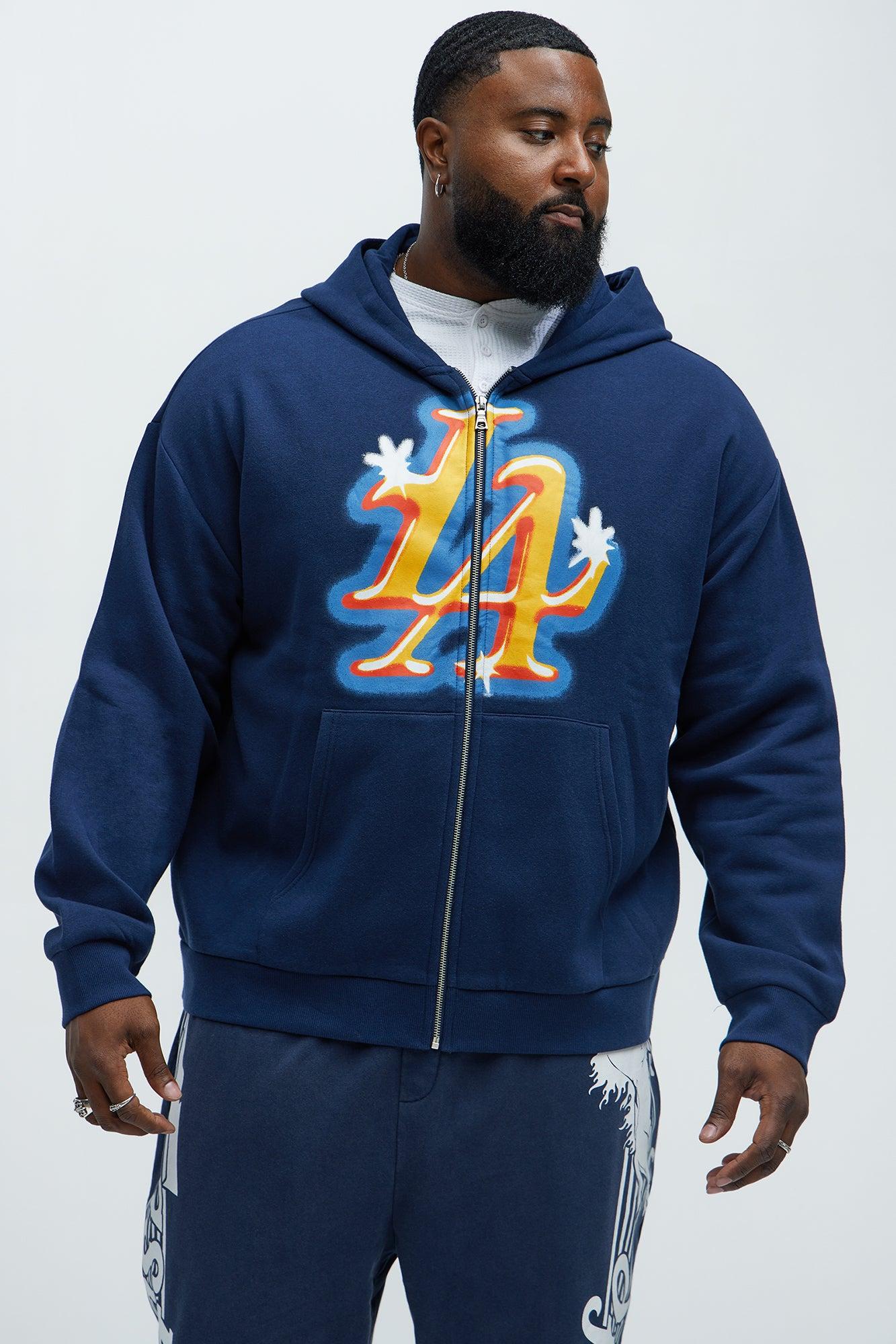 Tyson City of LA Zip Up Hoodie - Navy Product Image