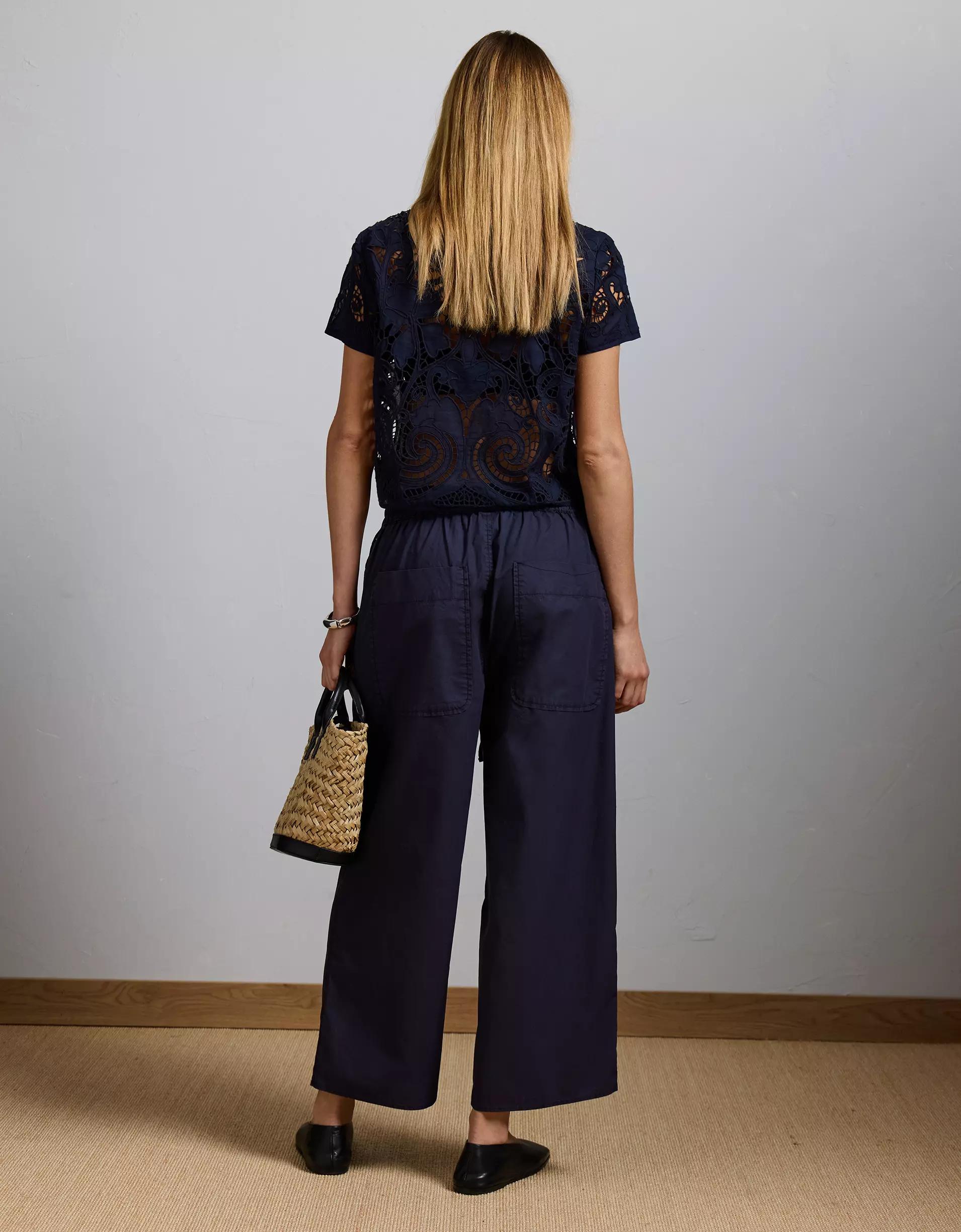 AE77 Premium Pull-On Poplin Pant Product Image