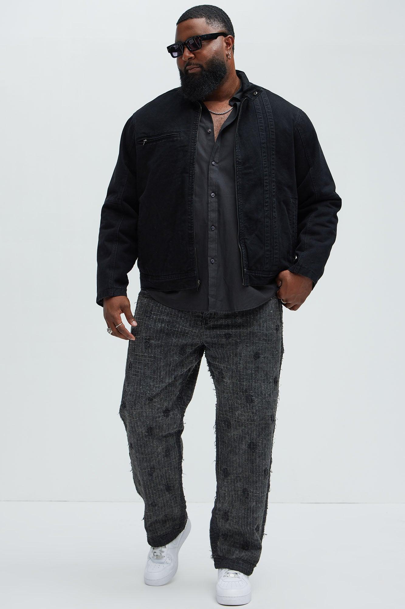 Rockstar Straight Jeans - Black Wash Product Image