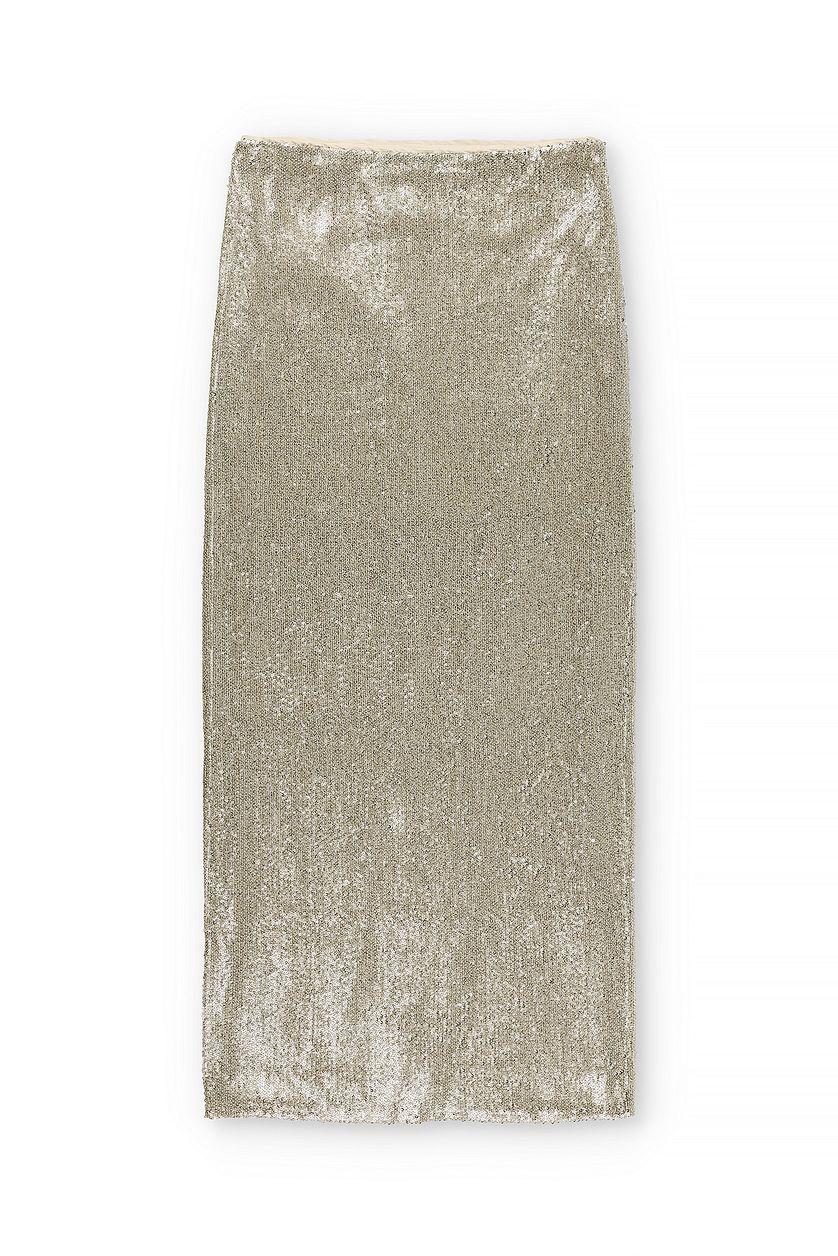Sequin Maxi Skirt Product Image