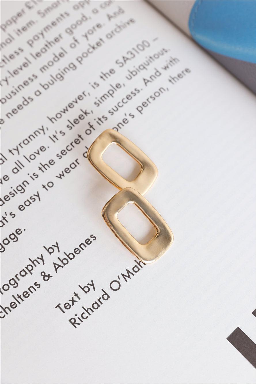 18k Gold Plated Sublime Earrings Gold Product Image