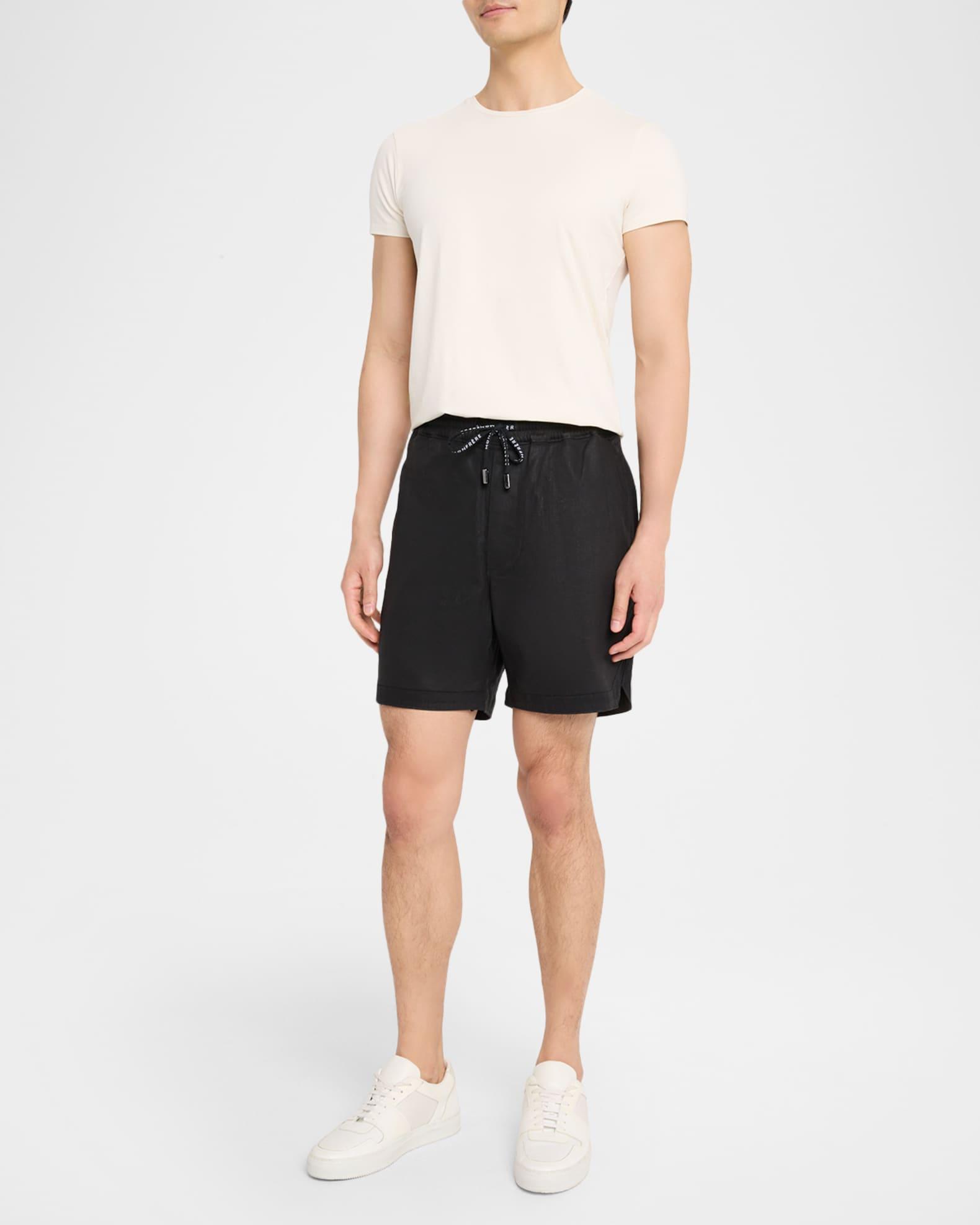 Men's Coated Relaxed-Fit Drawstring Shorts Product Image