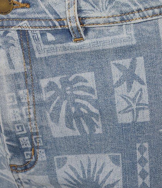 Rip Curl Beach Party Printed Holiday Stretch Denim Jeans Product Image