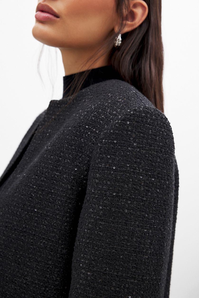 Sequin Tweed Jacket Product Image