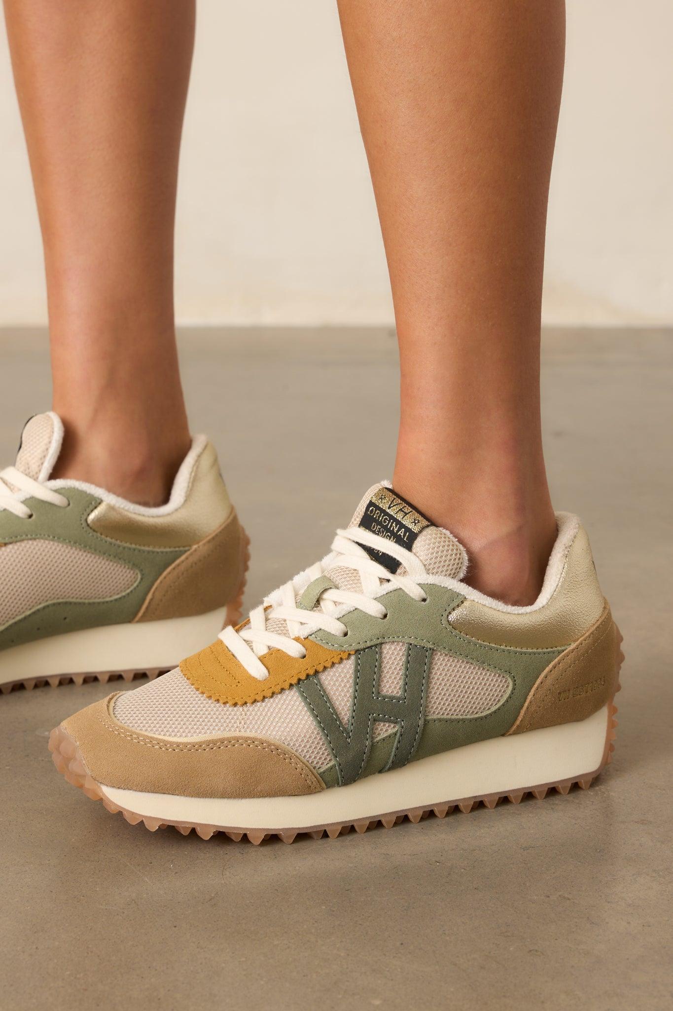 Vintage Havana Cosmic Camel Olive Multi Sneakers Product Image