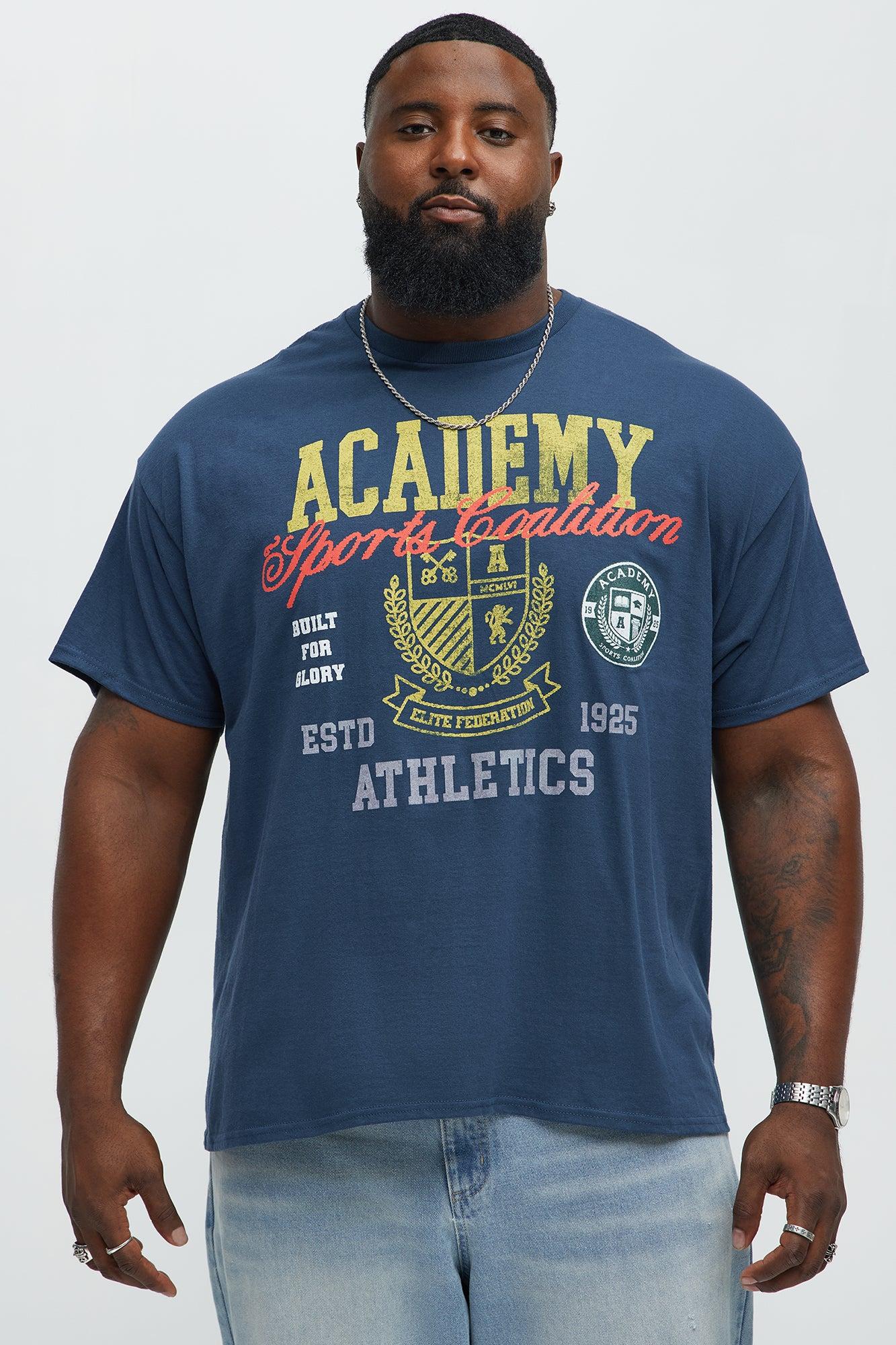 Academy Athletics Short Sleeve Tee - Blue Male Product Image