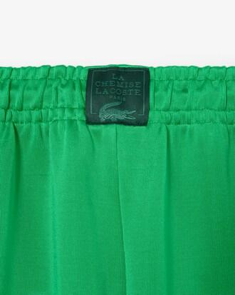 Runway Oversized Satin Bermuda Shorts Product Image