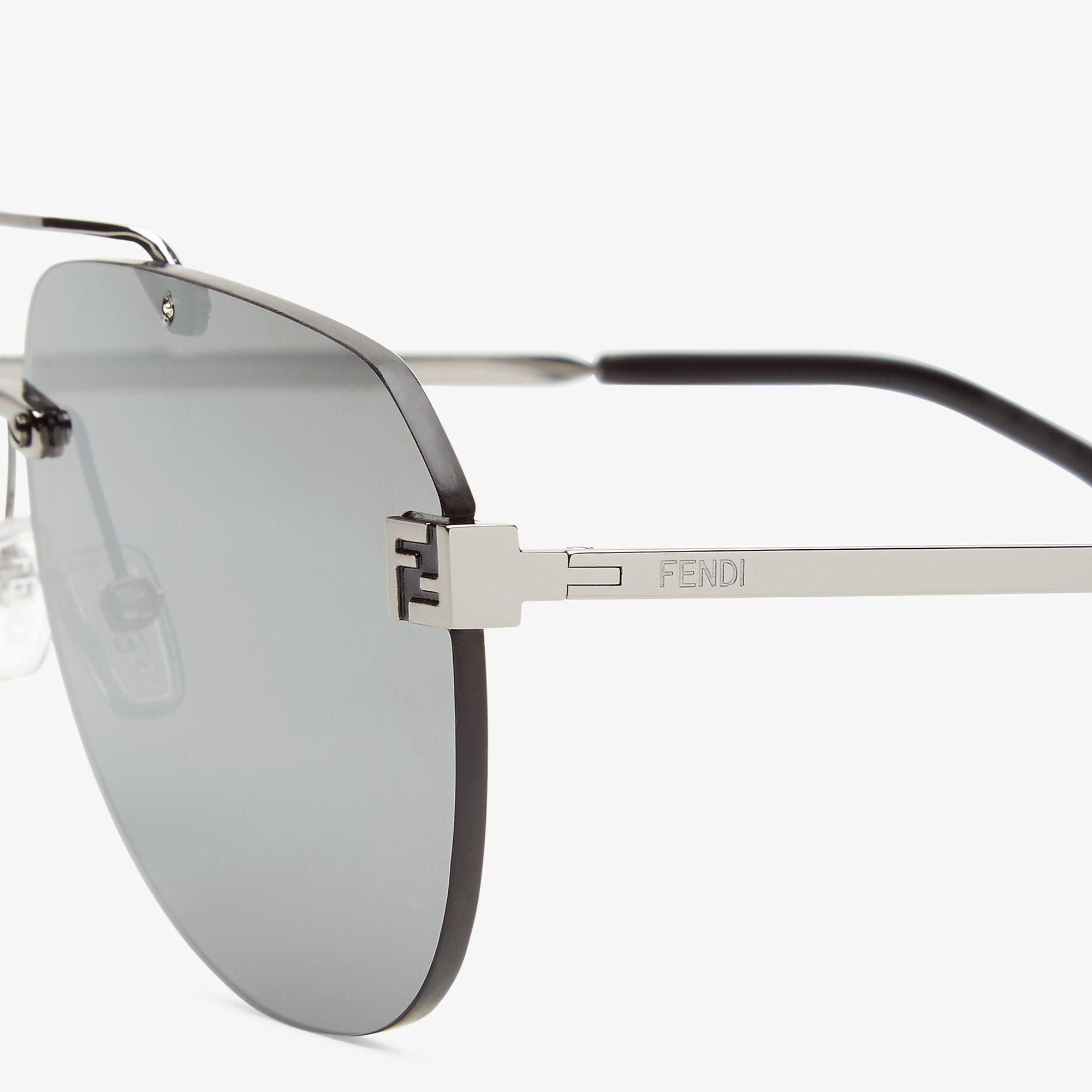 Fendi SkyRuthenium-colored metal sunglasses Product Image