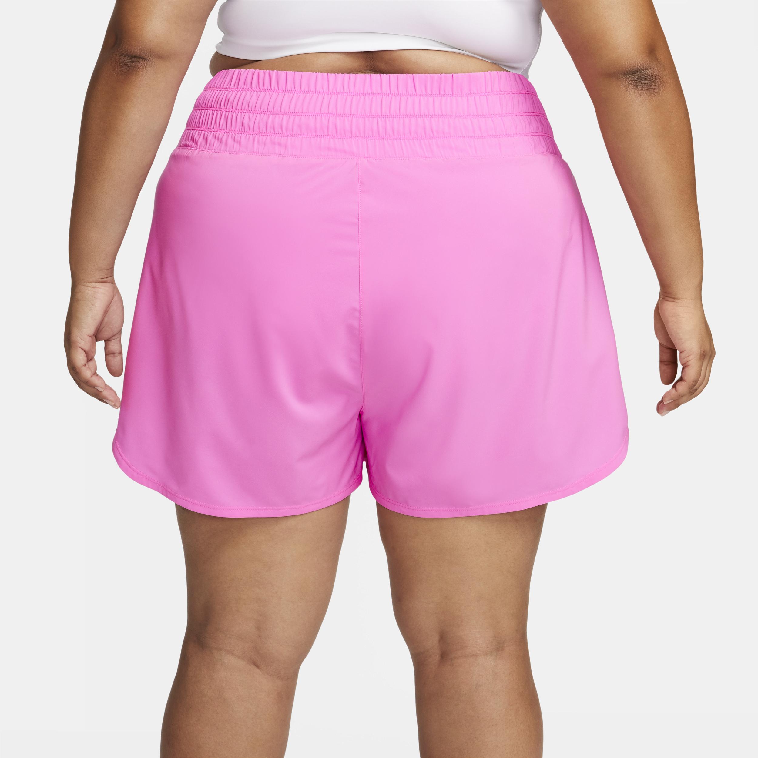 Nike Women's Dri-FIT One Ultra High-Waisted 3" Brief-Lined Shorts (Plus Size) Product Image