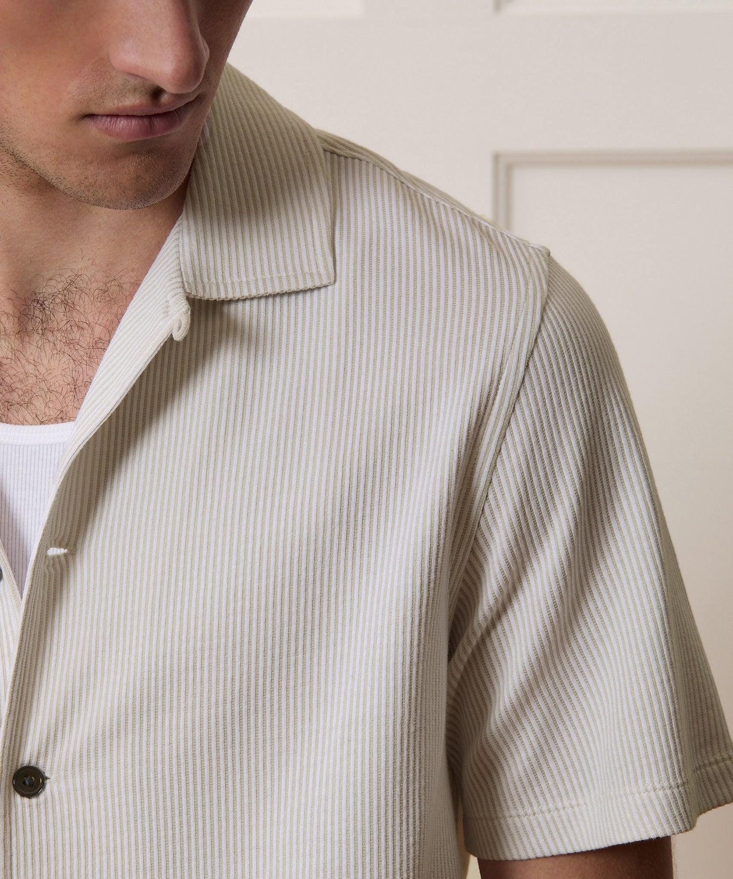 Seersucker Guayabera Shirt Product Image