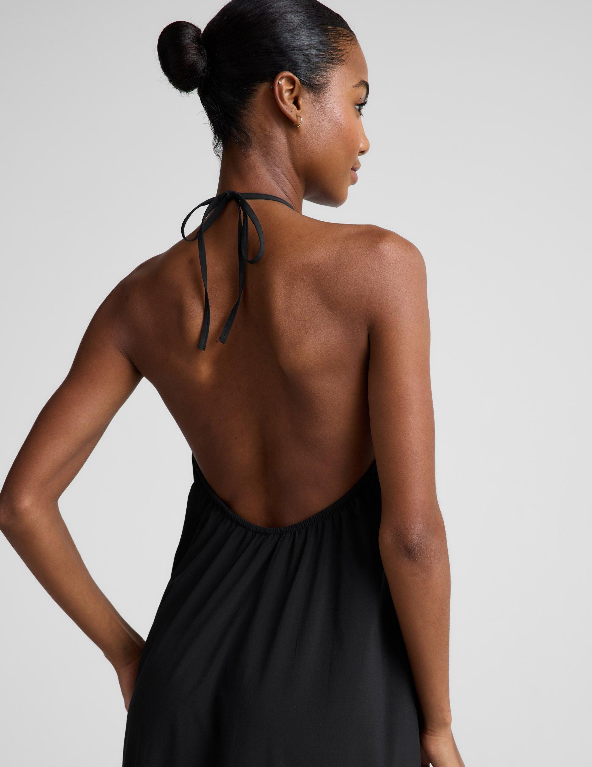 Go With The Flow Halter Dress Product Image