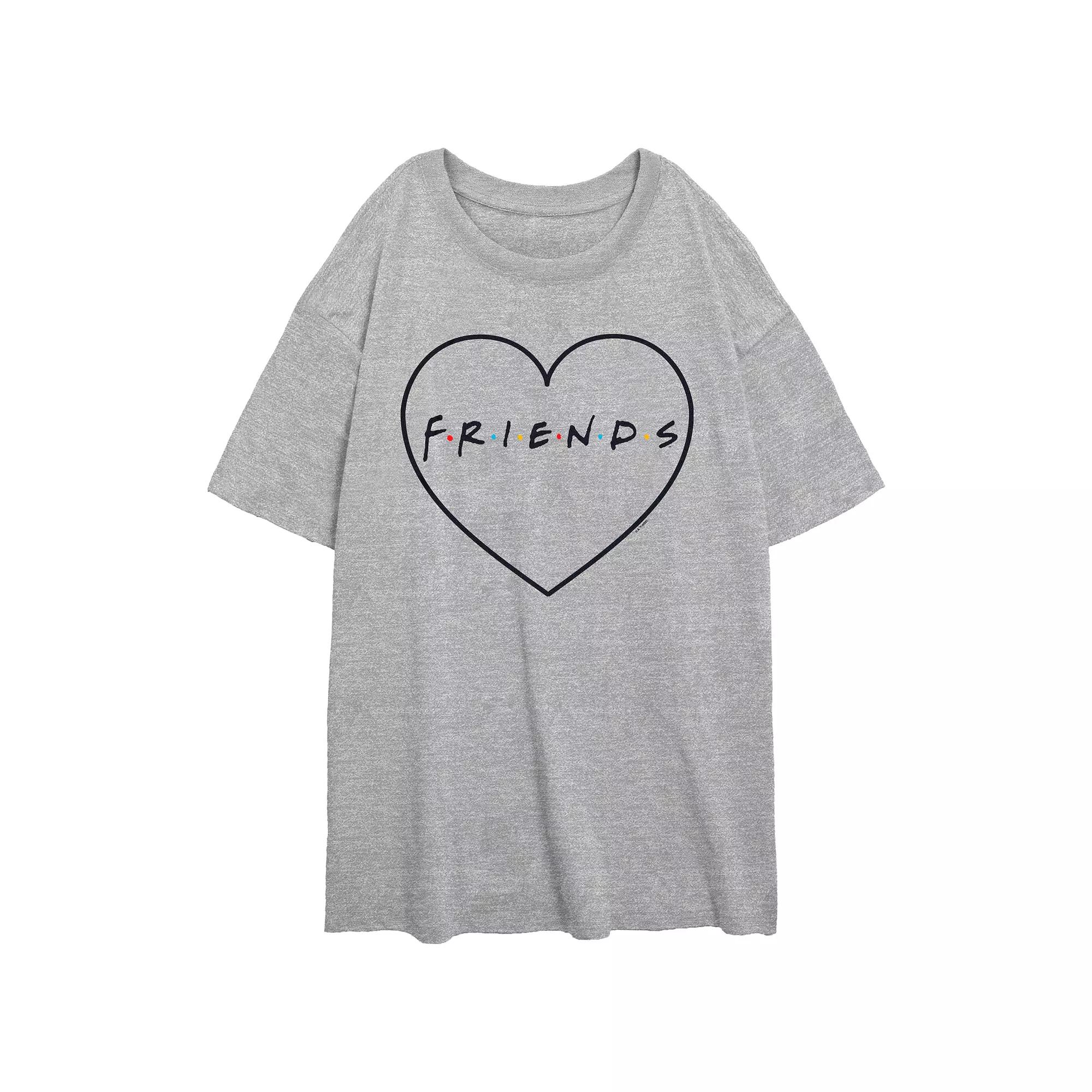 Juniors' Friends Heart Logo Over Product Image