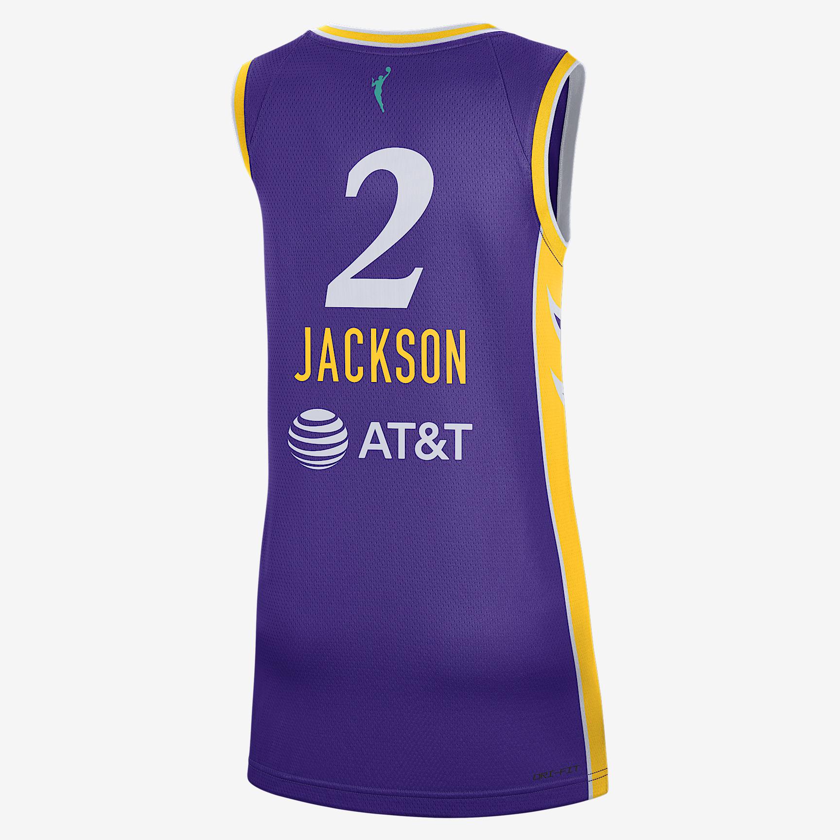 Los Angeles Sparks Explorer Edition Nike Womens Dri-FIT WNBA Victory Jersey | DJ4571-507 Product Image