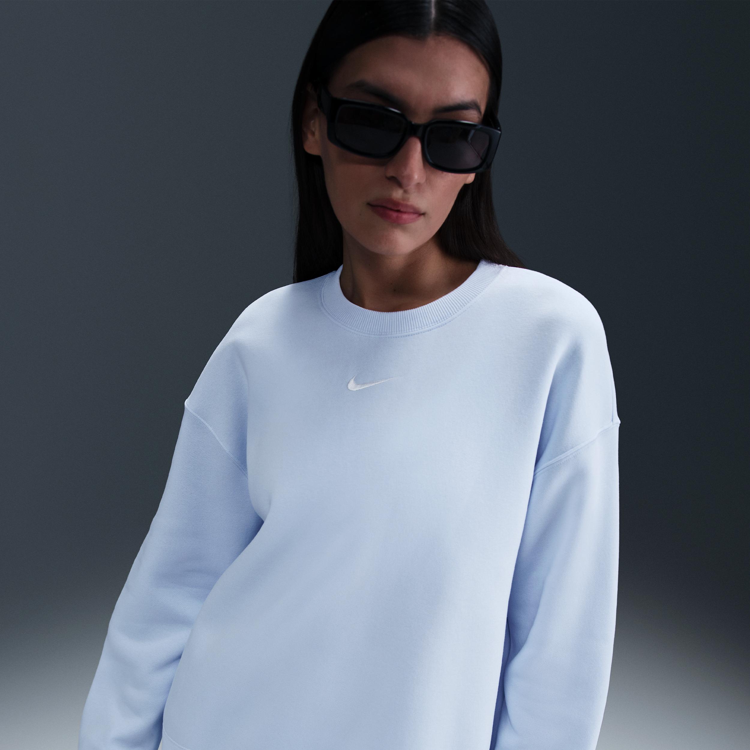 Women's Nike Sportswear Phoenix Fleece Oversized Crew-Neck Sweatshirt Product Image