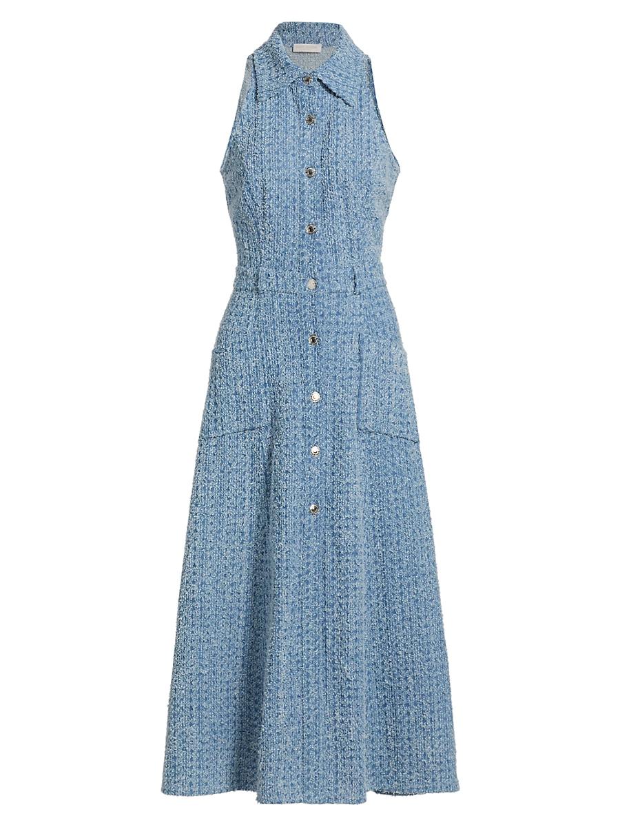 Womens Yesenia Boucl Midi-Dress Product Image