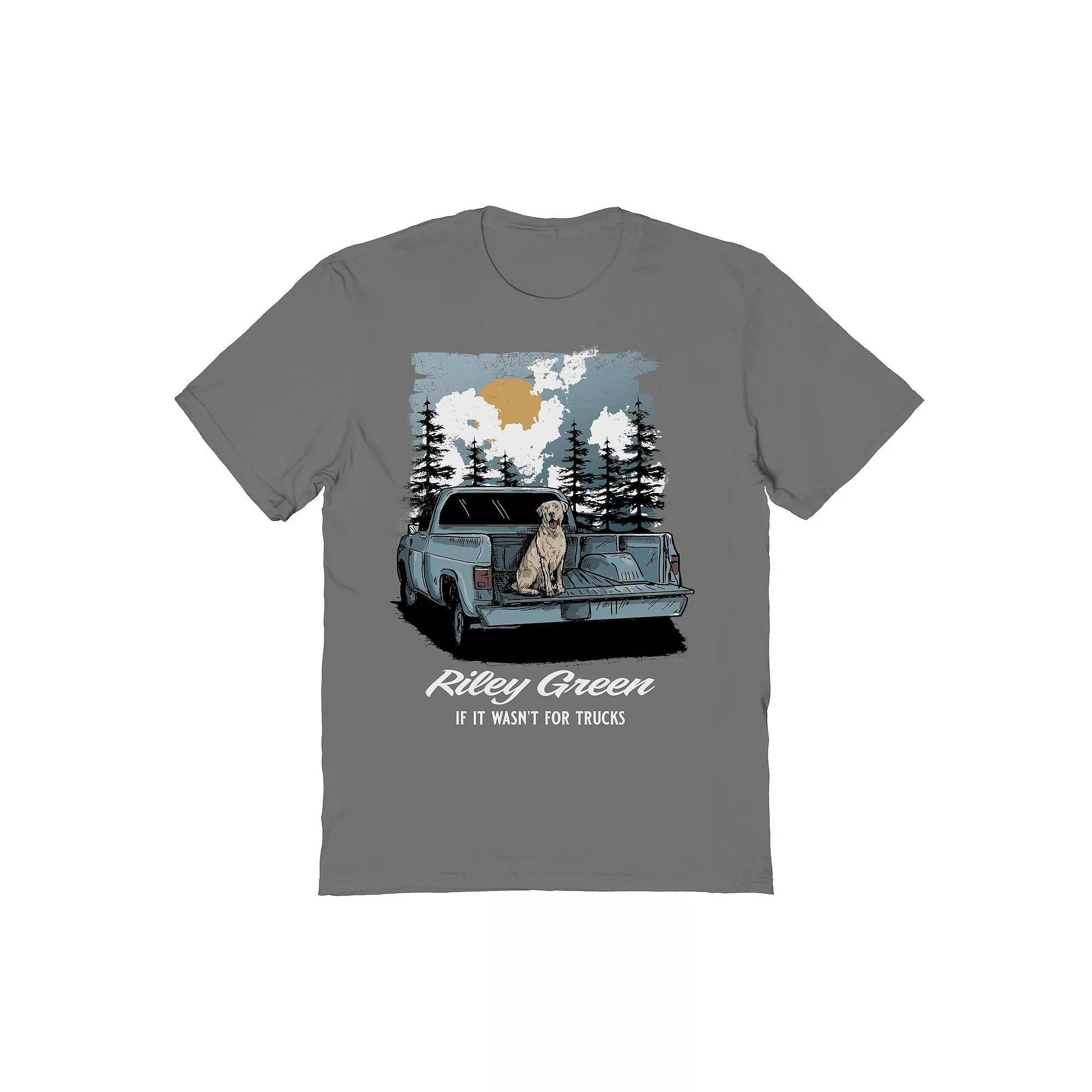 Men's Riley Green Truck Dog Graphic Tee, Adult Unisex,  Product Image