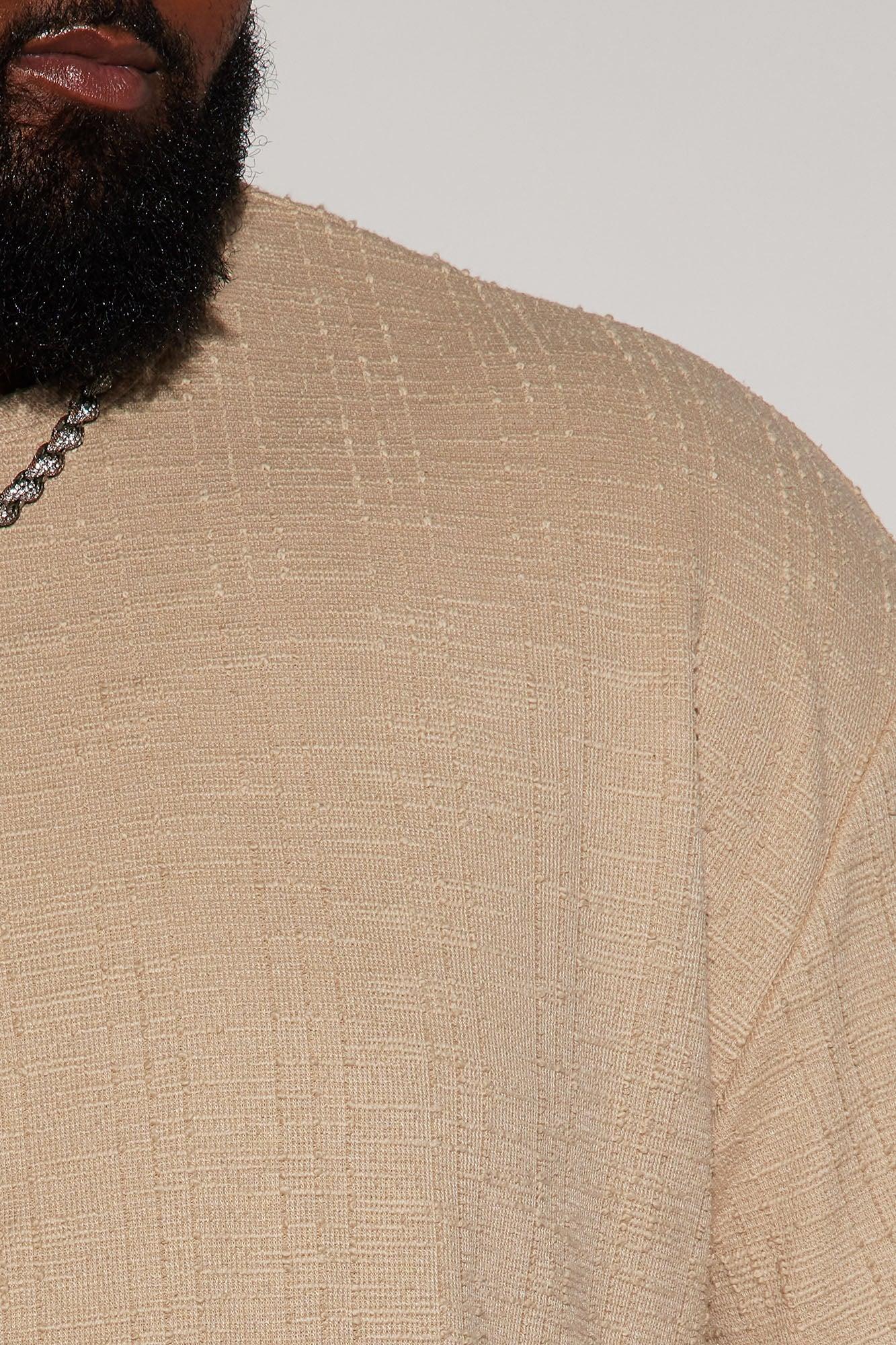 Jordan Textured Short Sleeve Tee - Tan Product Image