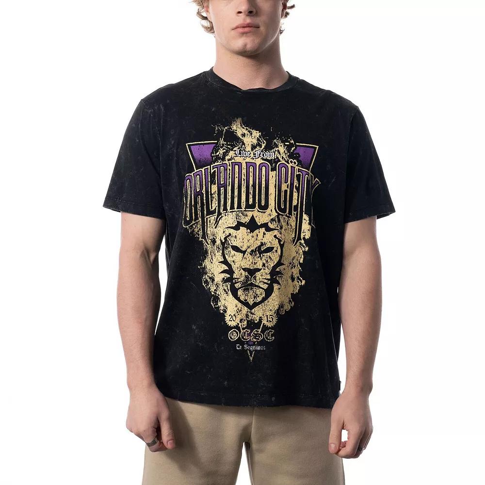 Men's The Wild Collective Black Orlando City SC Concert T-Shirt,  Product Image