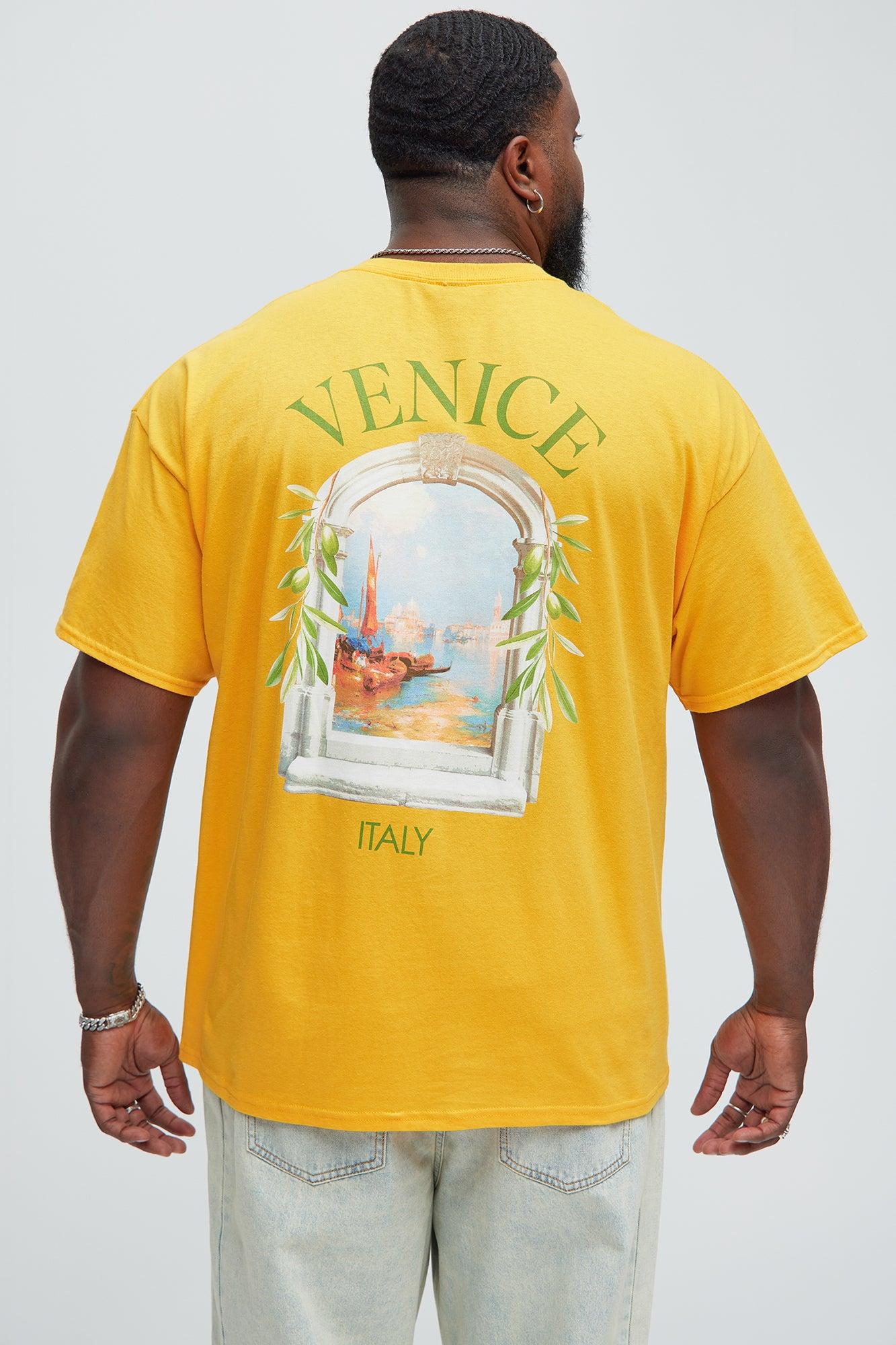Venice Italy Short Sleeve Tee - Gold Product Image