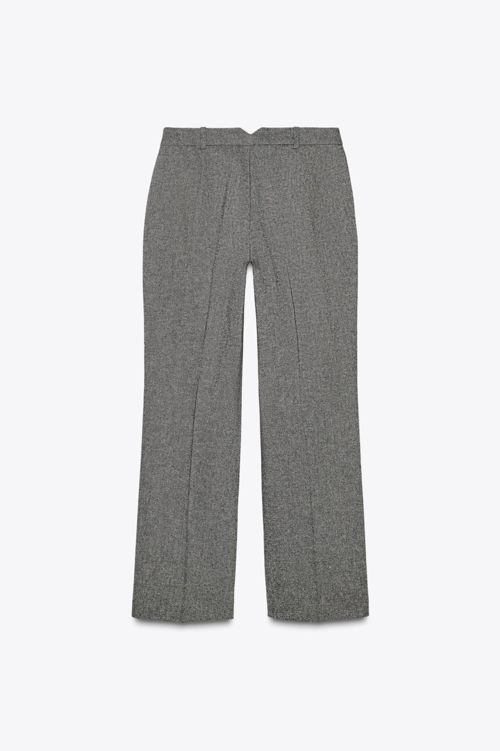 HEATHERED STRAIGHT LEG PANTS Product Image