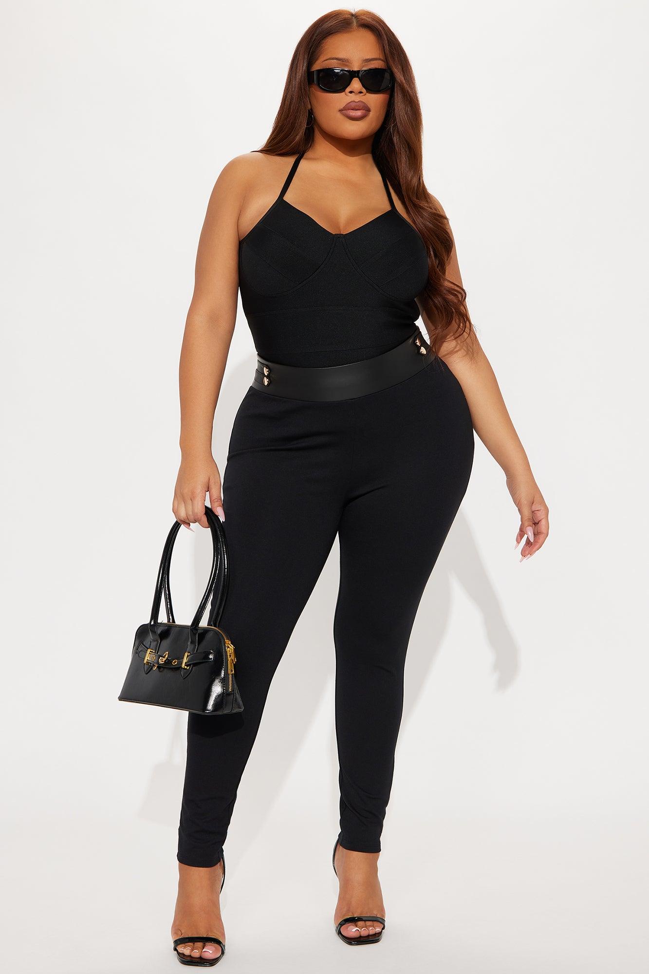 Kendra Ponte Leggings - Black Product Image