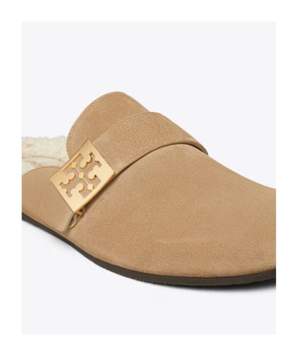 TORY BURCH Mules Mellow In Shearling Color Taupe In Brown Product Image